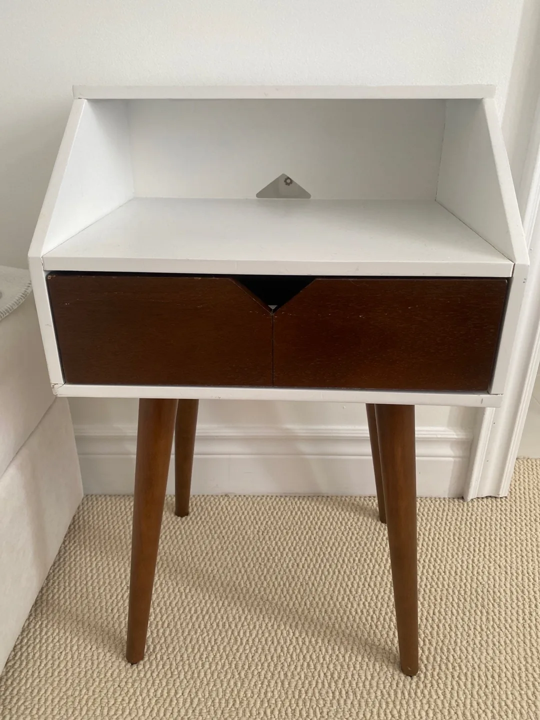 Black Dresser & White Nightstand thumbnail