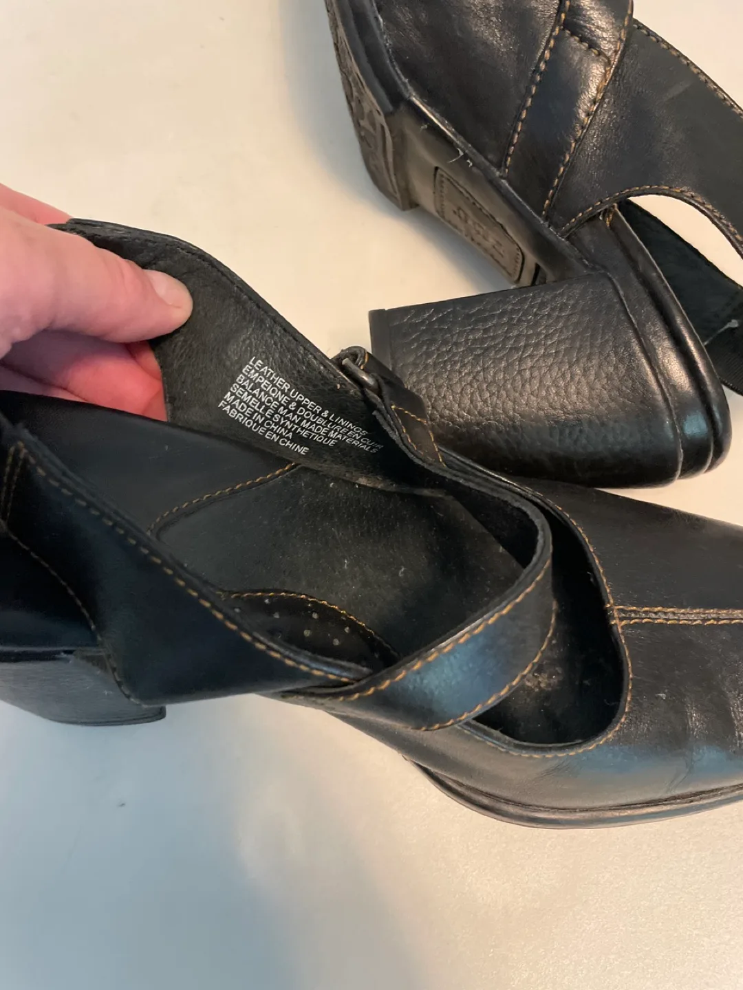 Born Black Leather Slingback Heels image indicator(6)