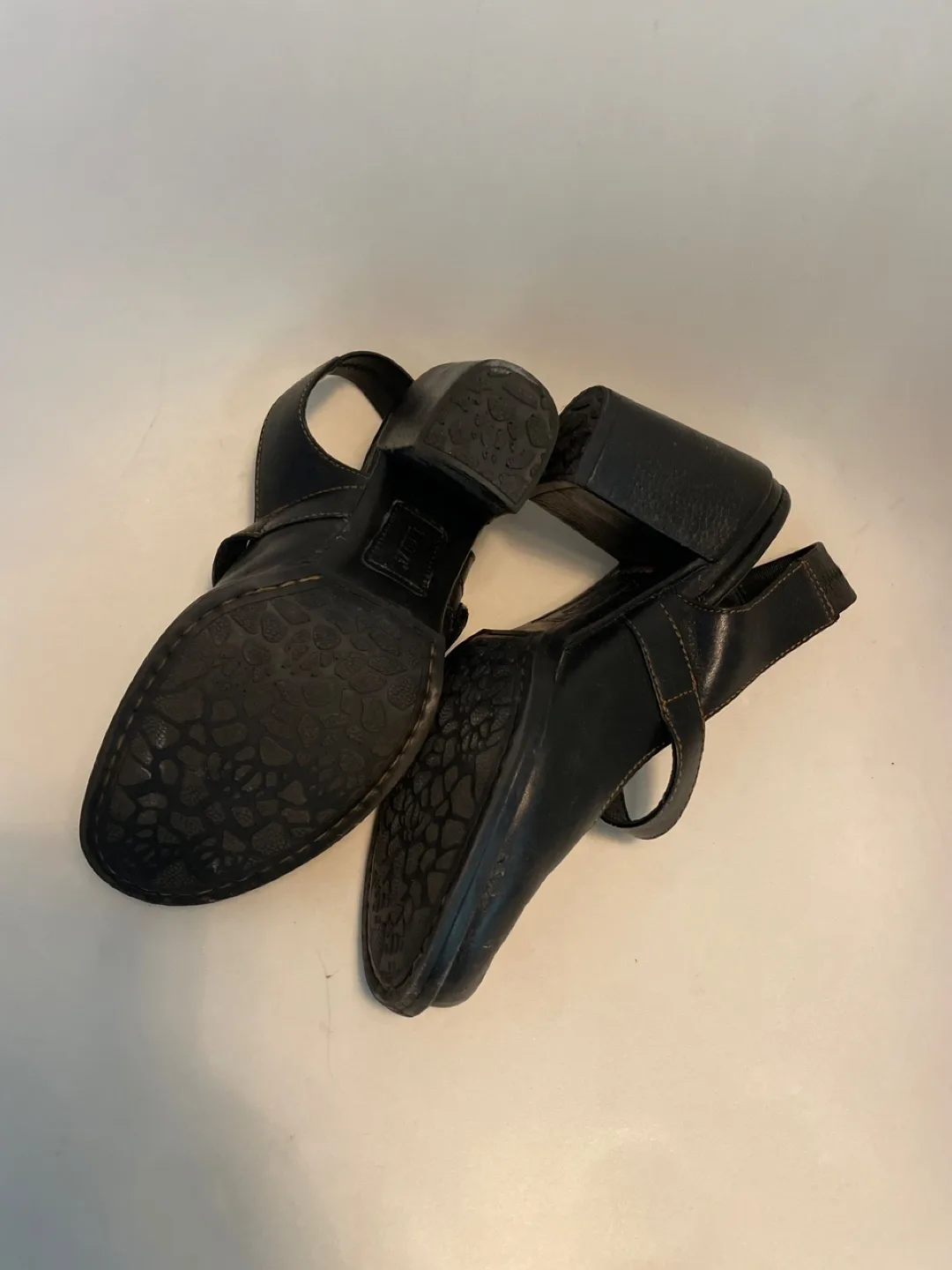 Born Black Leather Slingback Heels image indicator(3)