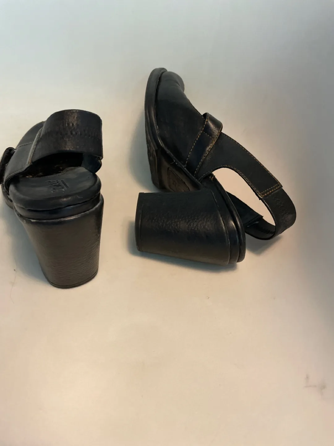 Born Black Leather Slingback Heels image indicator(4)