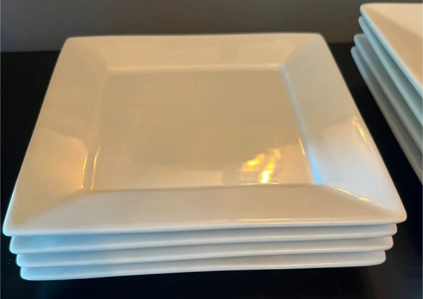 12-Piece White Porcelain Plate and Bowl Set image indicator(5)