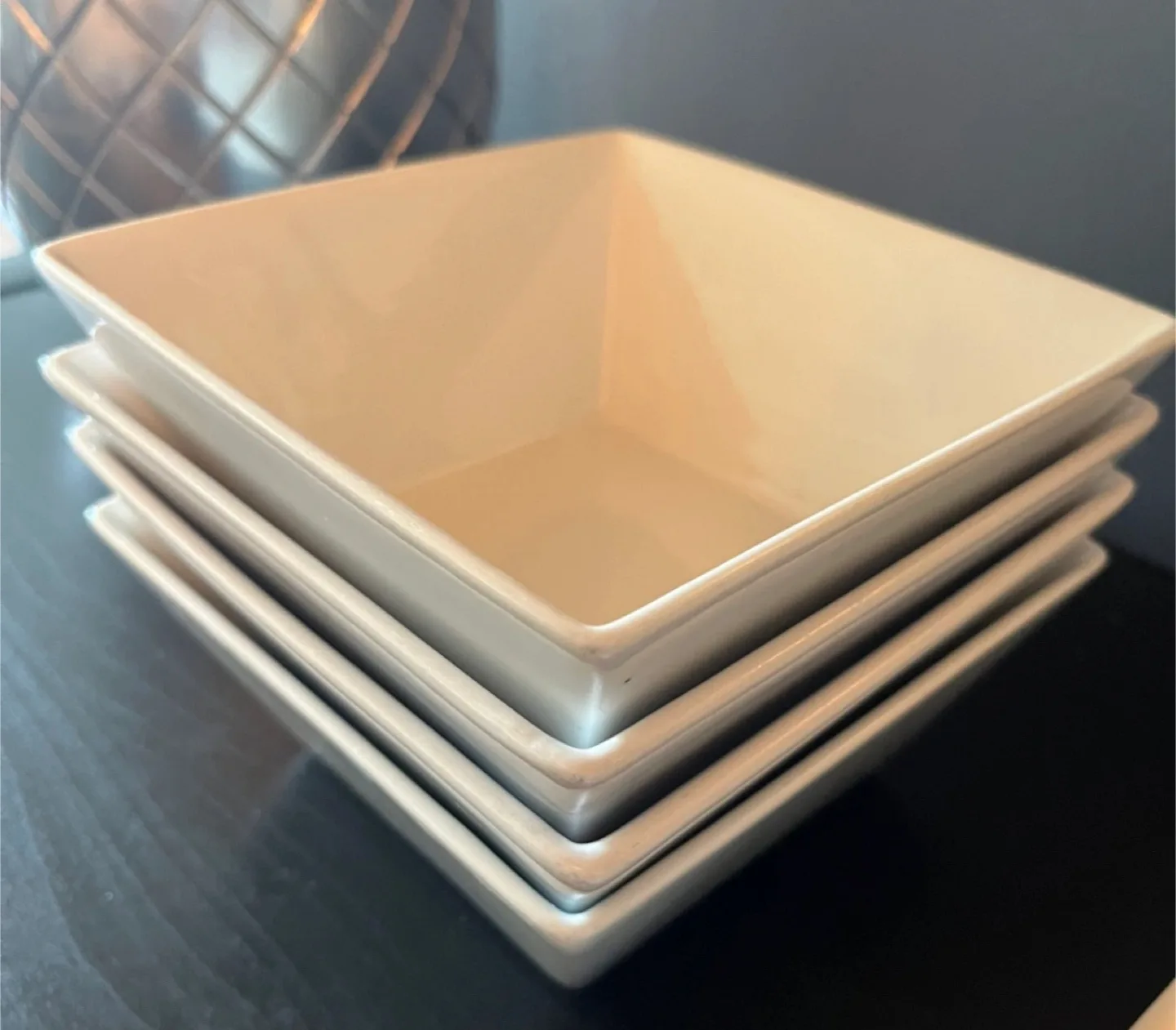 12-Piece White Porcelain Plate and Bowl Set image indicator(3)