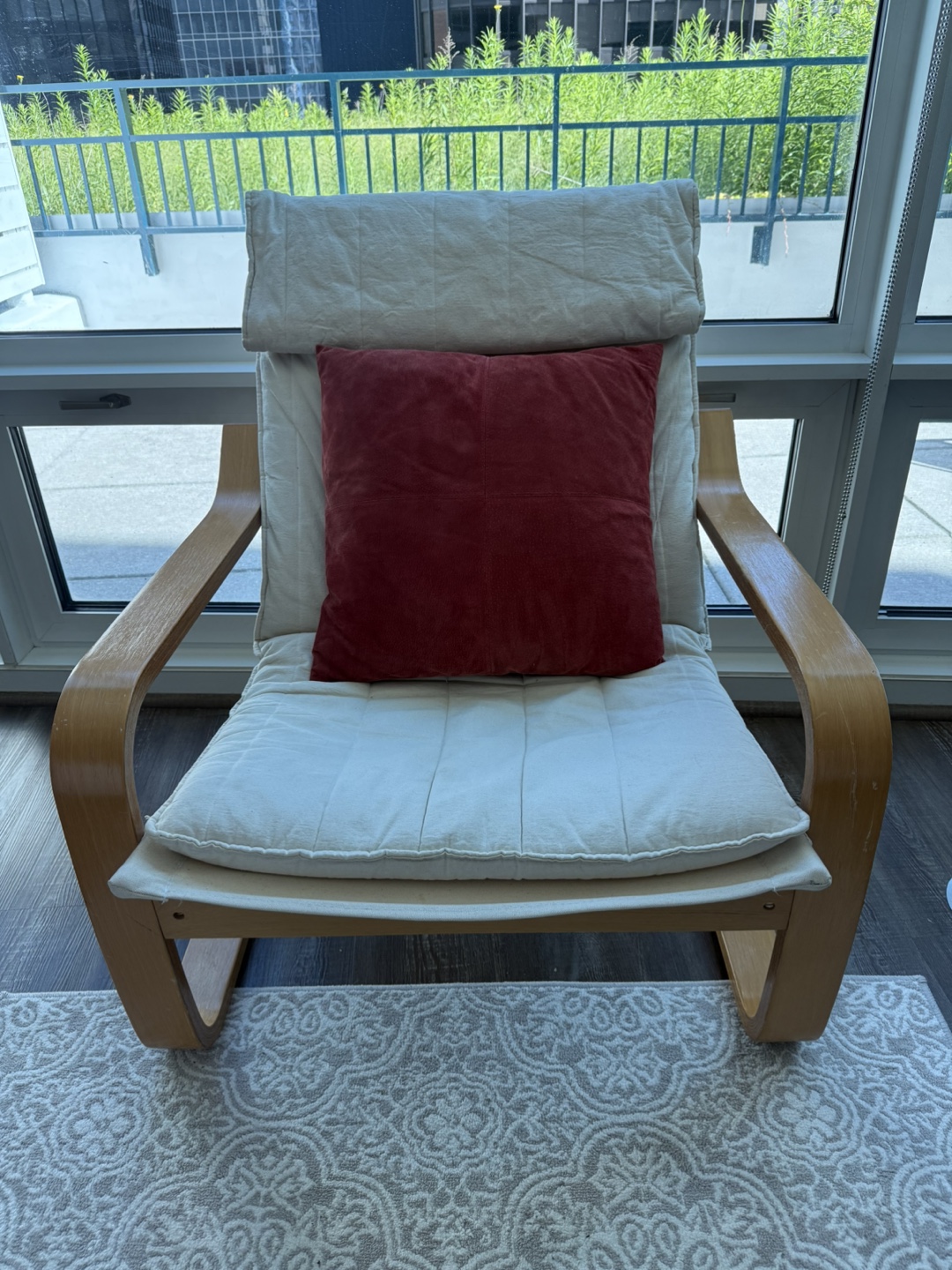 IKEA Poang Chair with Cushion - photo 3