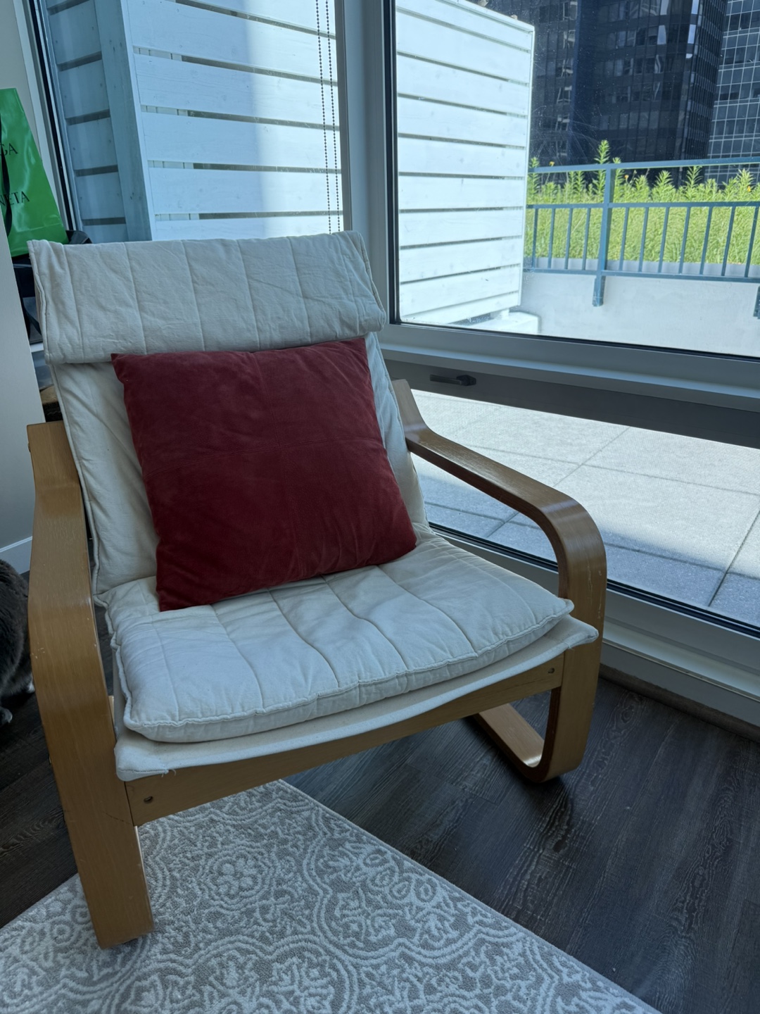 IKEA Poang Chair with Cushion - photo 2