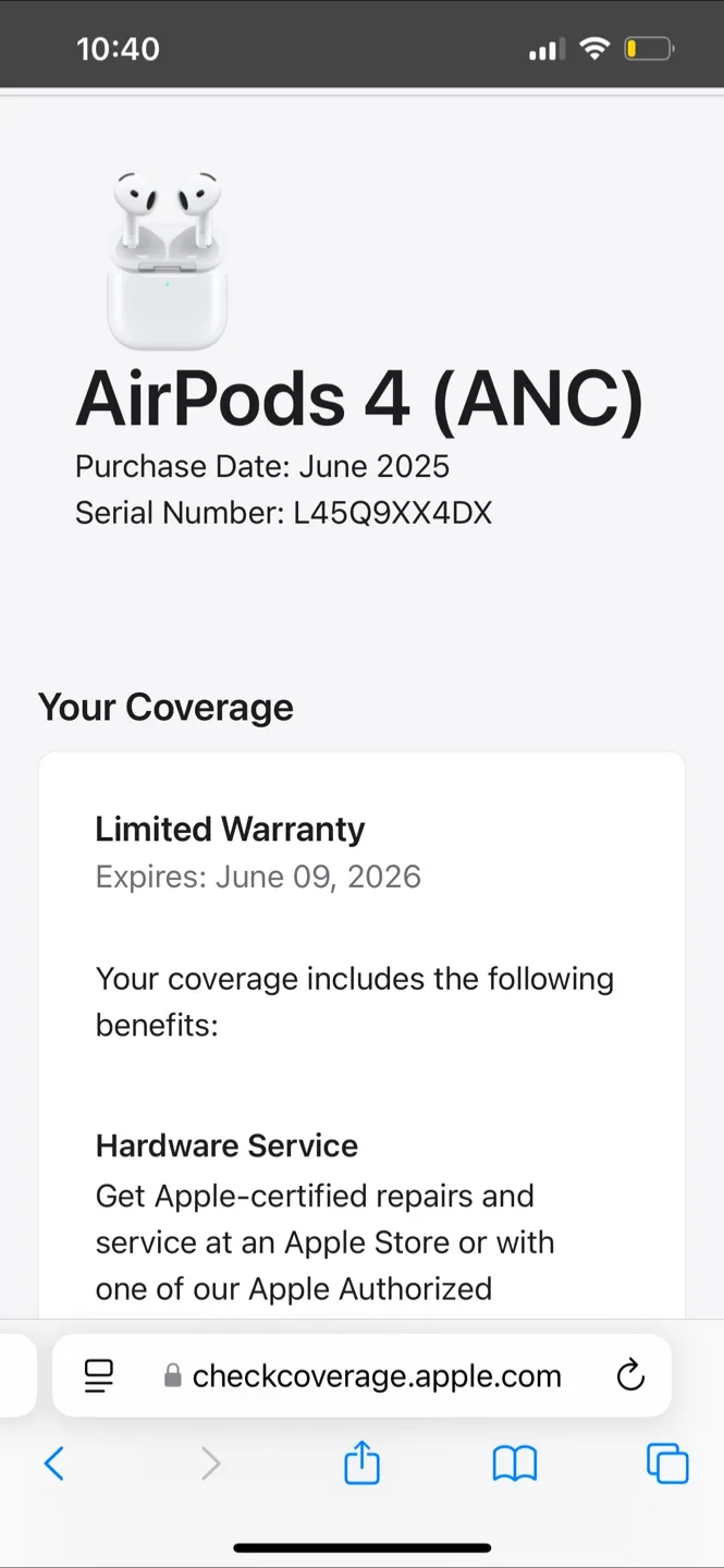 New Apple AirPods 4 (ANC) - Active Noise Cancellation image indicator(3)