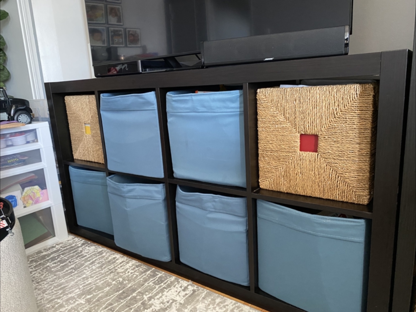 IKEA Kallax Shelf Unit with Baskets