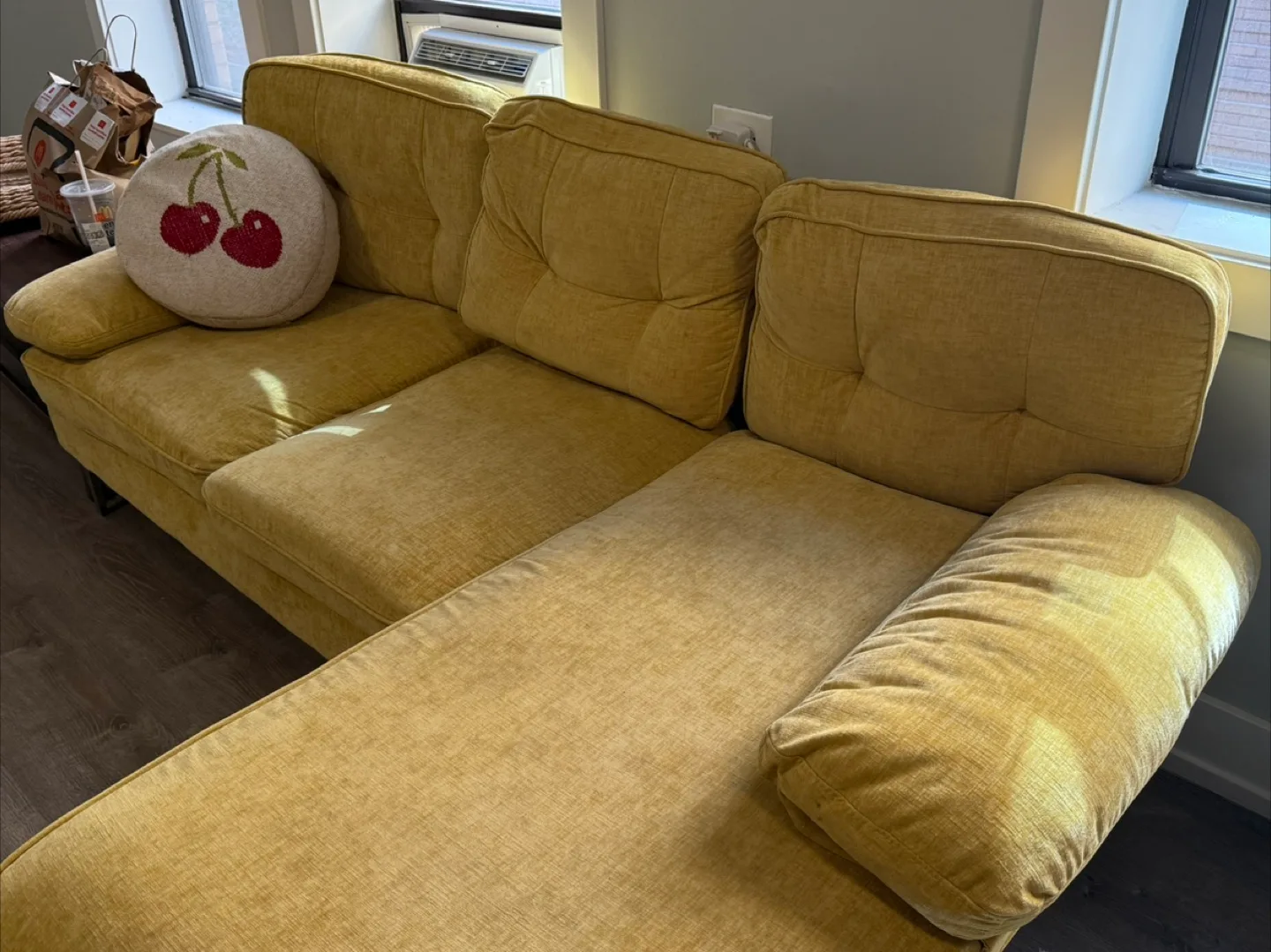 Yellow Sectional Sofa thumbnail