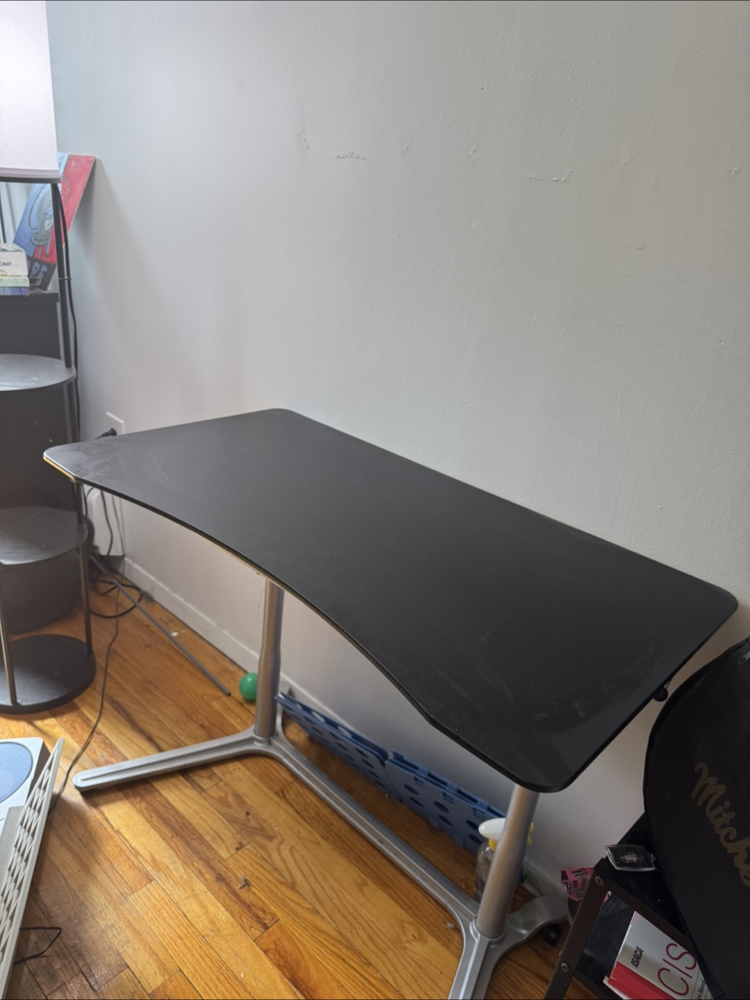Black Adjustable Height Standing Desk
