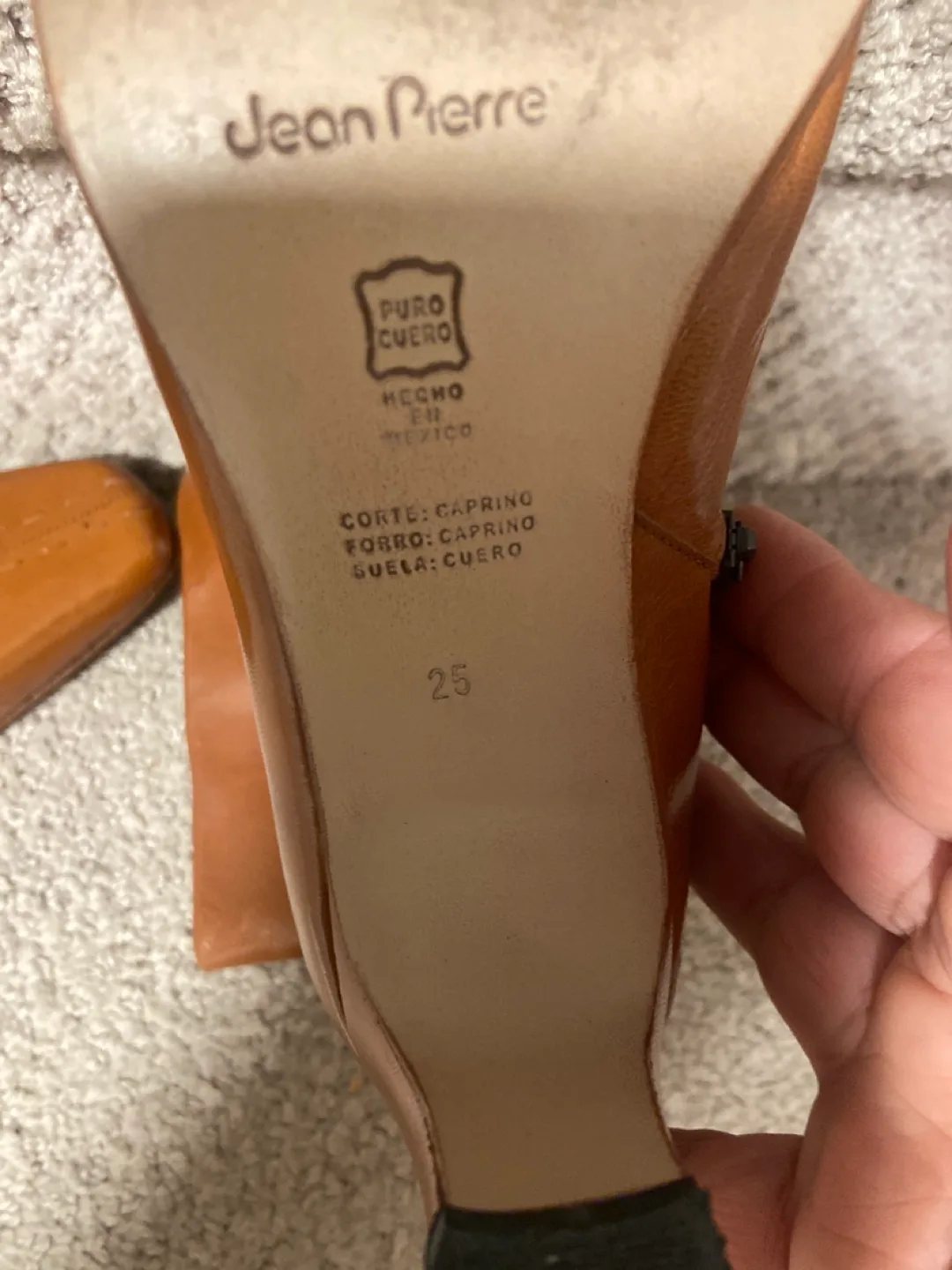 Jean Pierre Leather Ankle Boots - Size 7 image indicator(3)