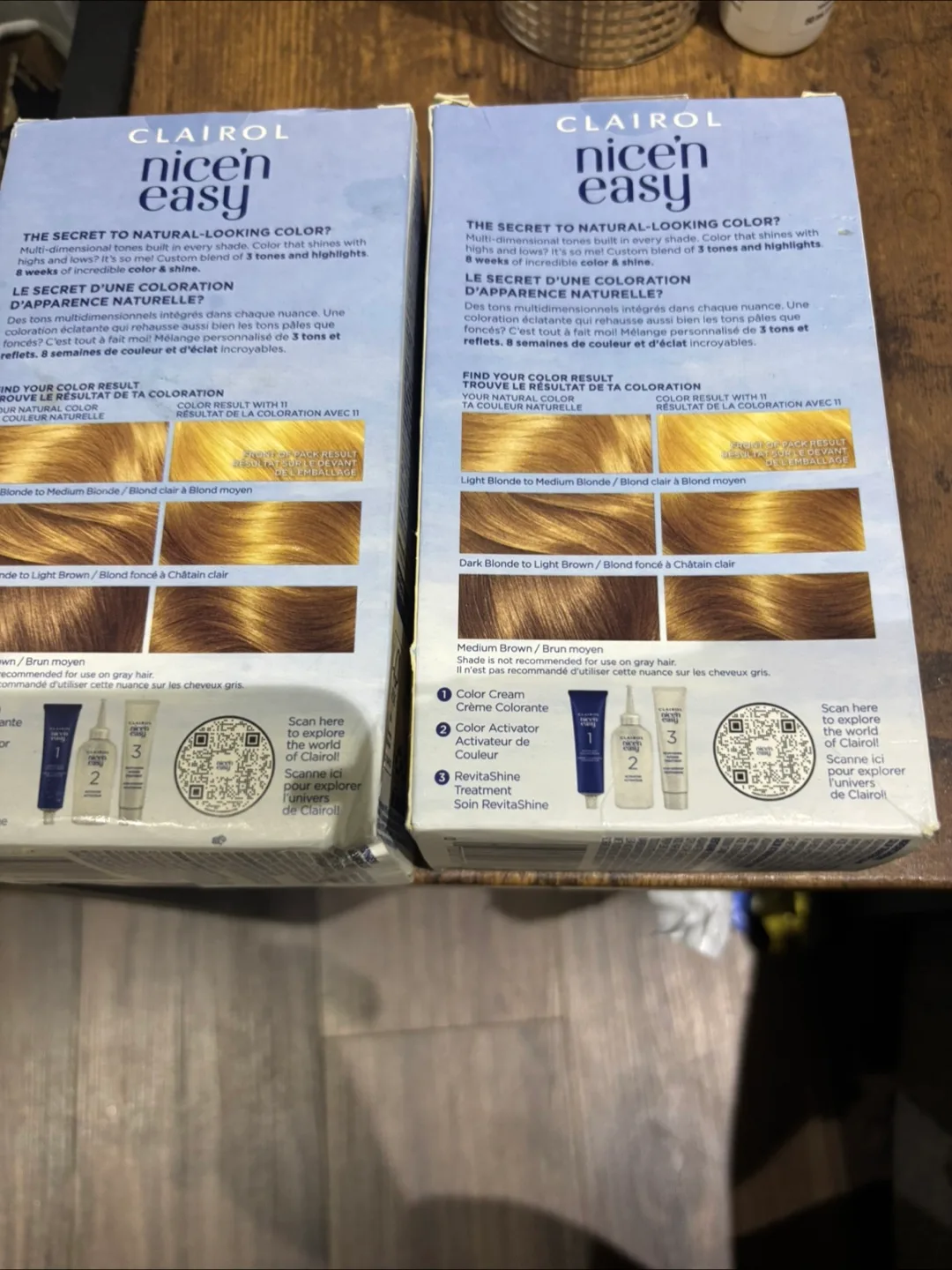 NEW Clairol Nice'n Easy 11 Ultra Light Blonde Hair Dye image indicator(2)