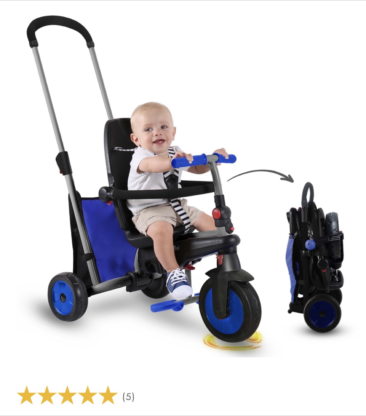 smarTrike smarTfold 300 Folding Baby Tricycle - photo 2