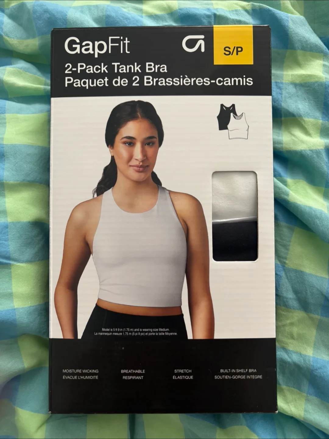 Gapfit 2 pack tank bra (New) (Small) thumbnail