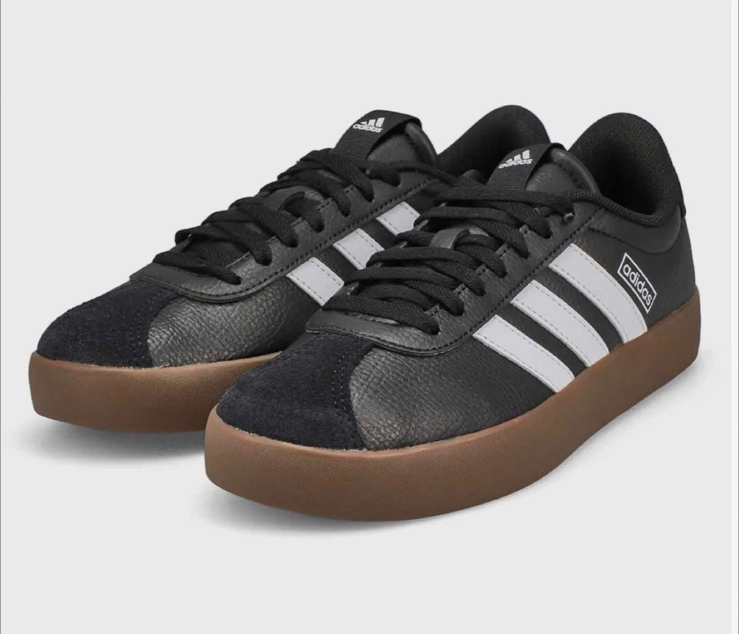 Women’s Adidas Court VL Black/White Sneakers-Size 7.5 image indicator(4)