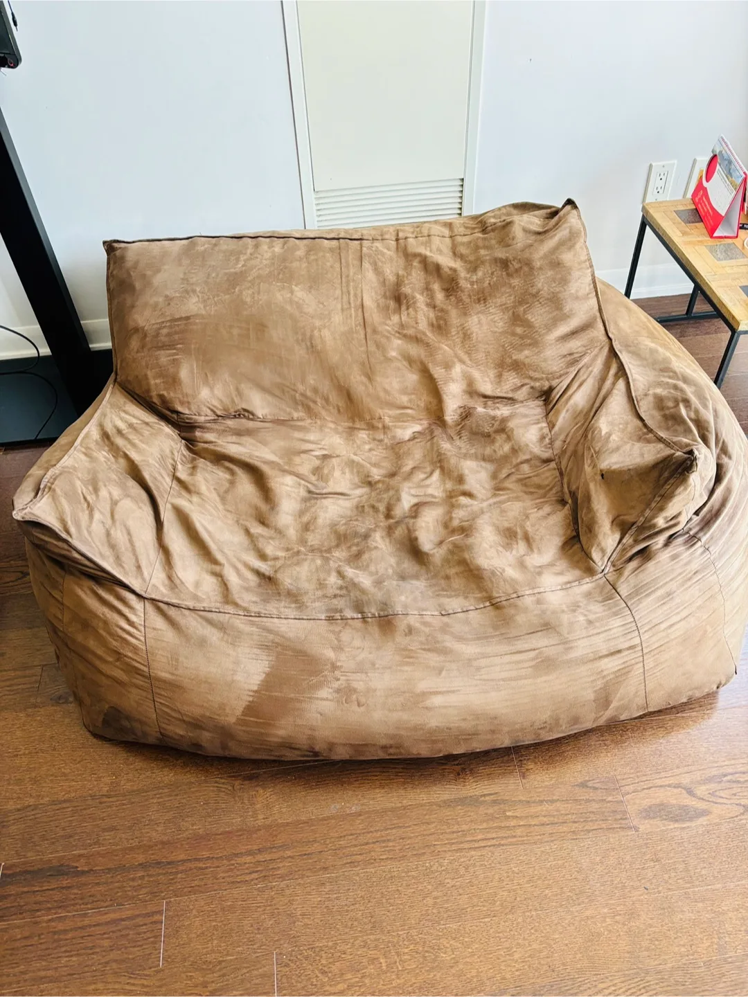 Brown Corduroy Bean Bag Chair thumbnail