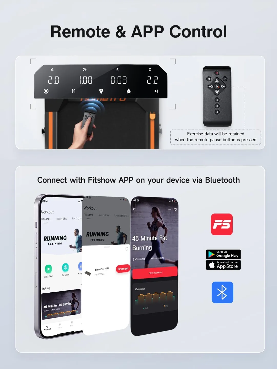 homeTro 2.5HP Incline Walking Jogging Treadmill - Portable image indicator(6)