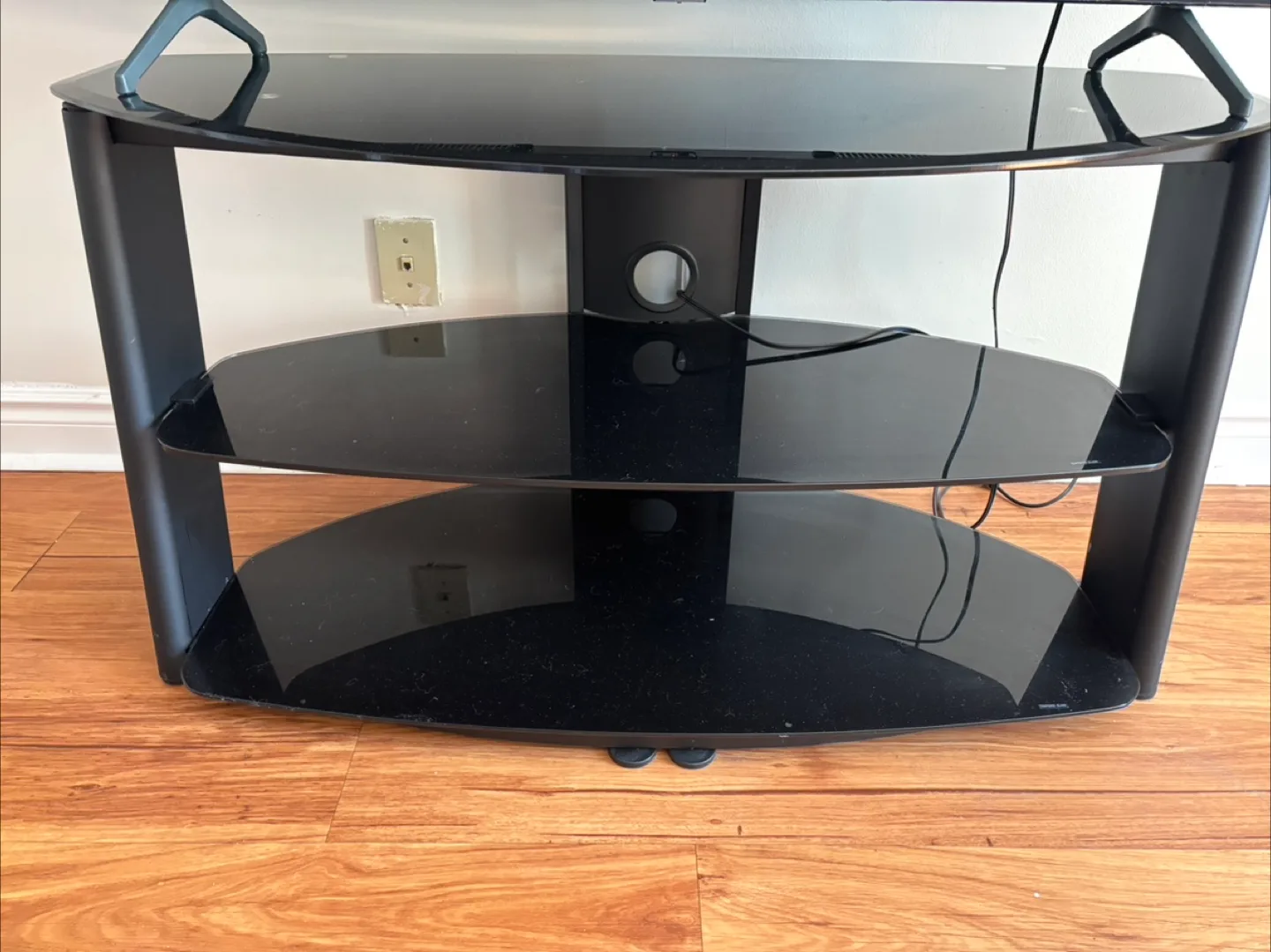 Black Glass TV Stand image indicator(5)