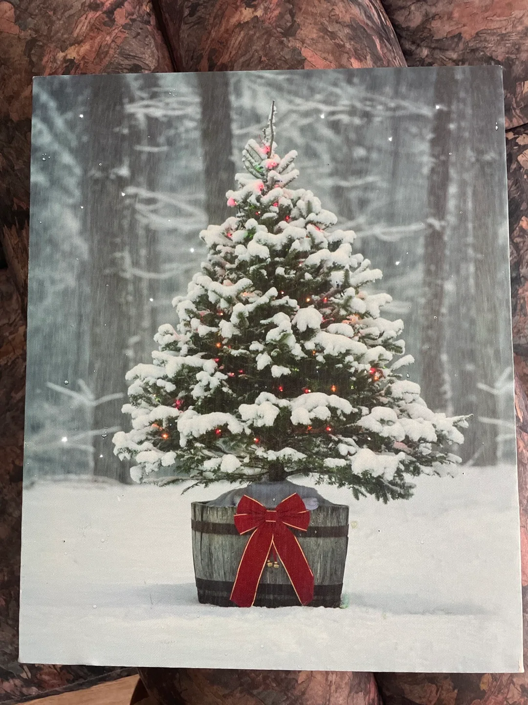 Christmas Tree Canvas Wall Art image indicator(4)