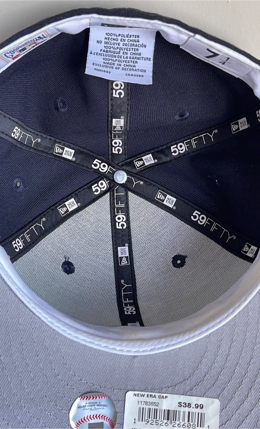 New Era NY Yankees 59FIFTY Cap Size 7 1/4 image indicator(5)