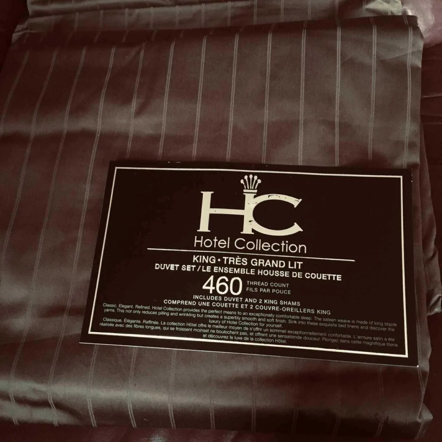 Brand new $450 retail King size Duvet Cover Set: thumbnail