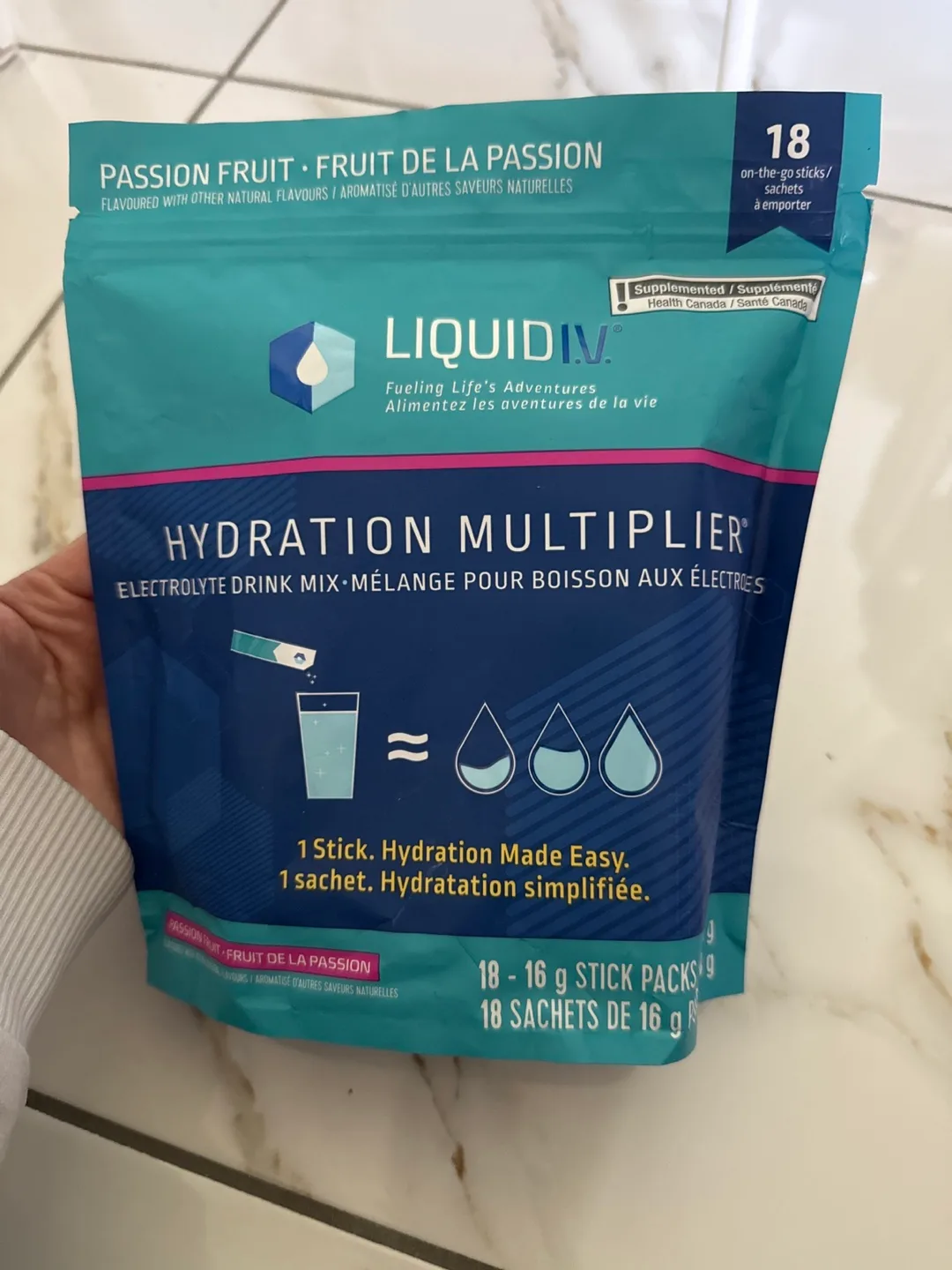 Liquid I.V. Hydration Multiplier - Passion Fruit thumbnail