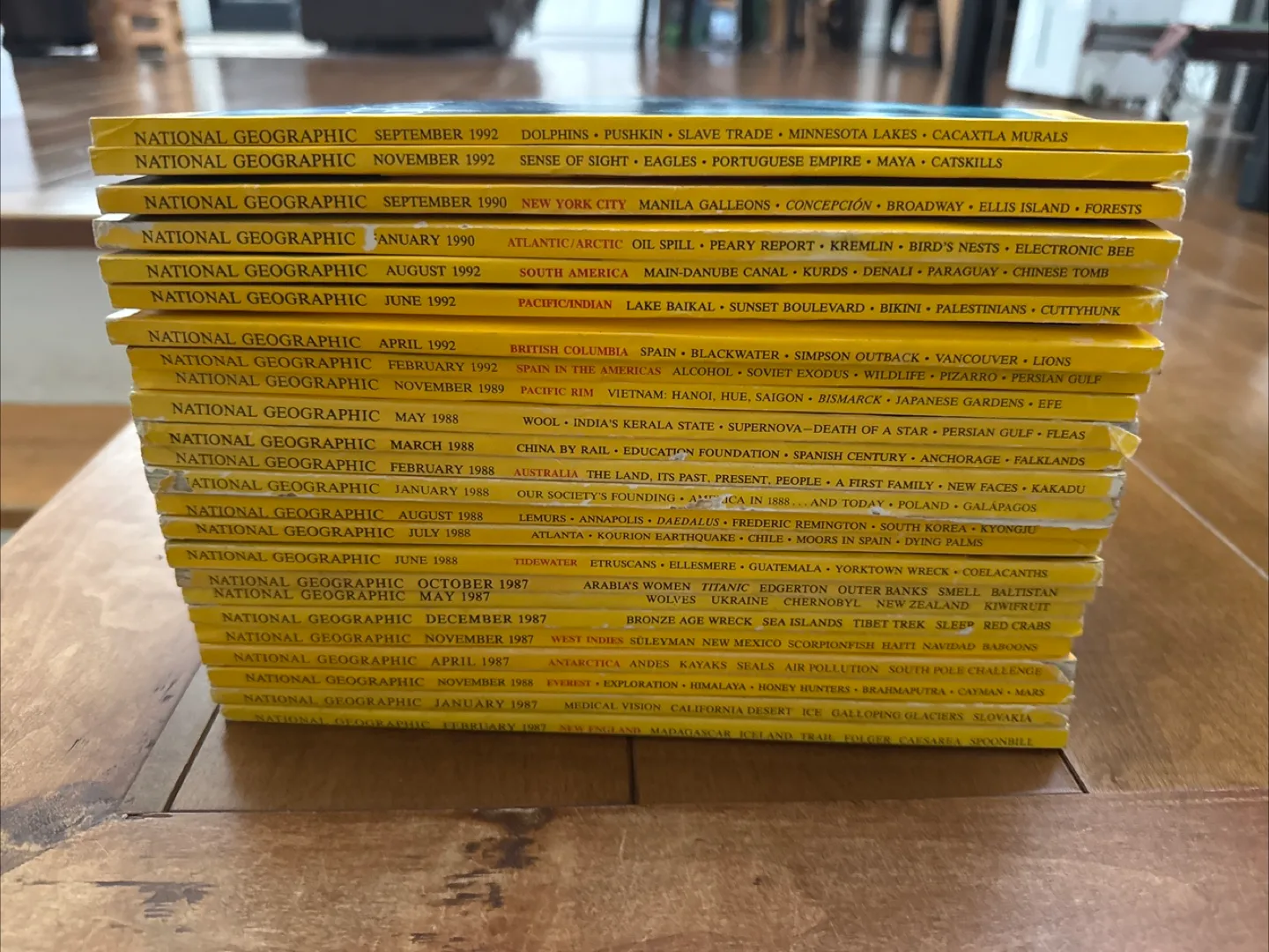 Vintage National Geographic Magazines, 1987-1992 image indicator(2)