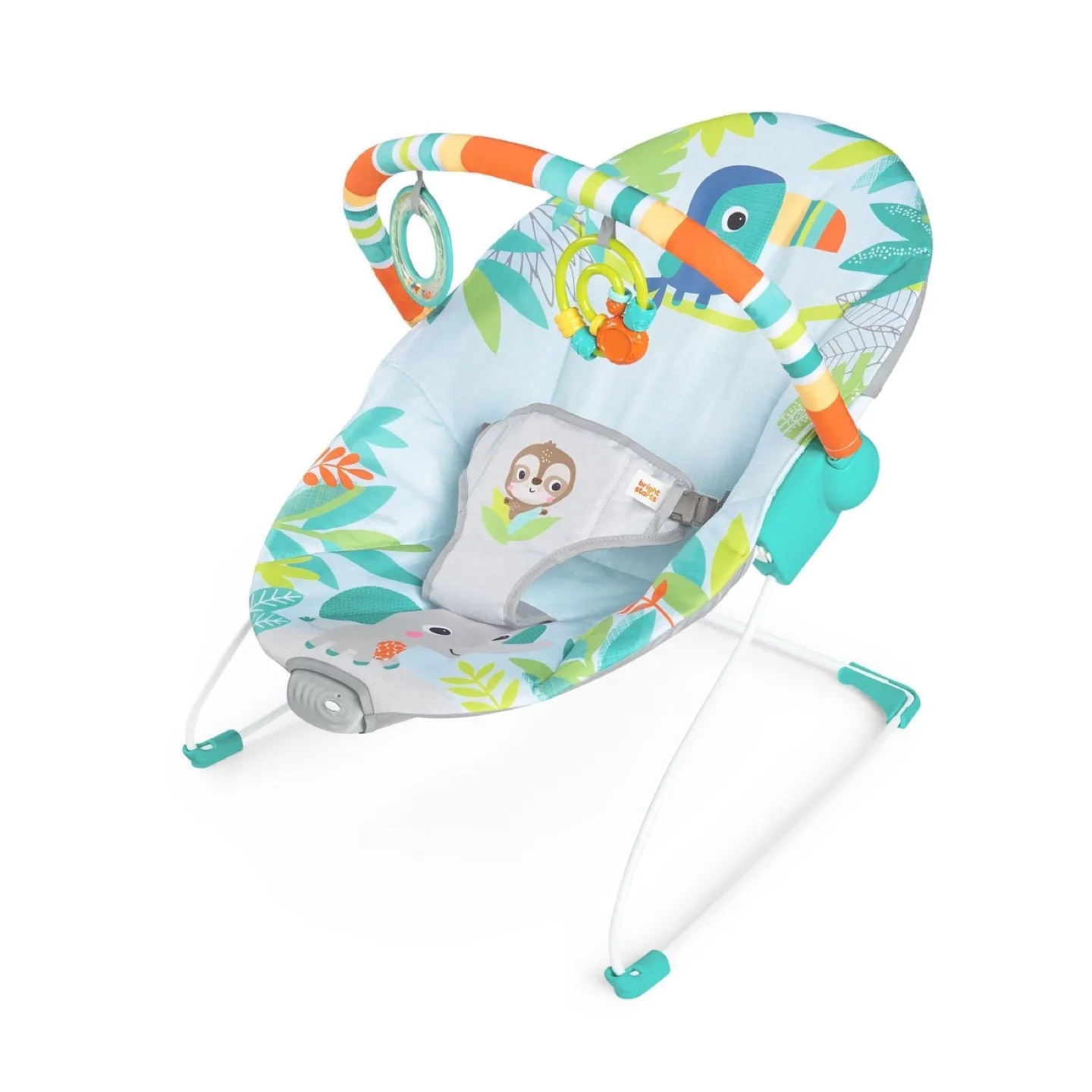 Bright Starts Rainforest Vibes Vibrating Bouncer thumbnail