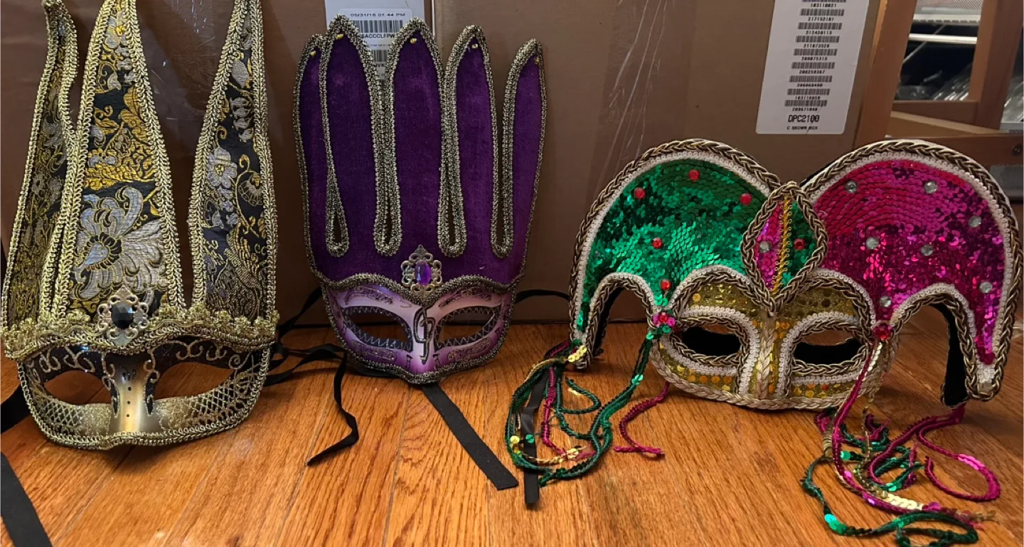 Masquerade Masks - Set of 3 thumbnail