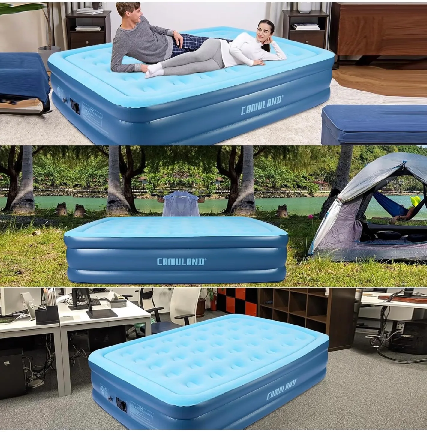 Camuland Queen Size Air Mattress - Like New! image indicator(8)