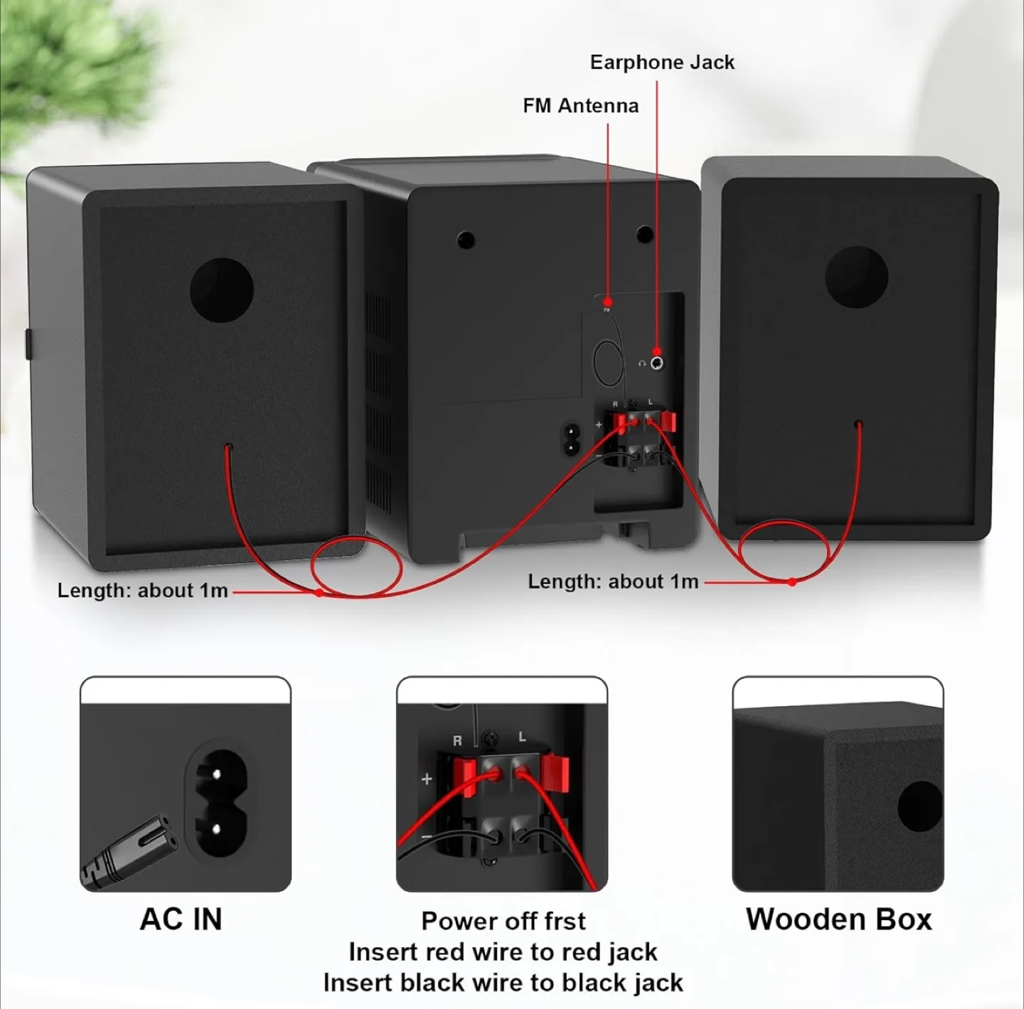 LONPOO LP-886 CD Micro System - Like New! image indicator(5)