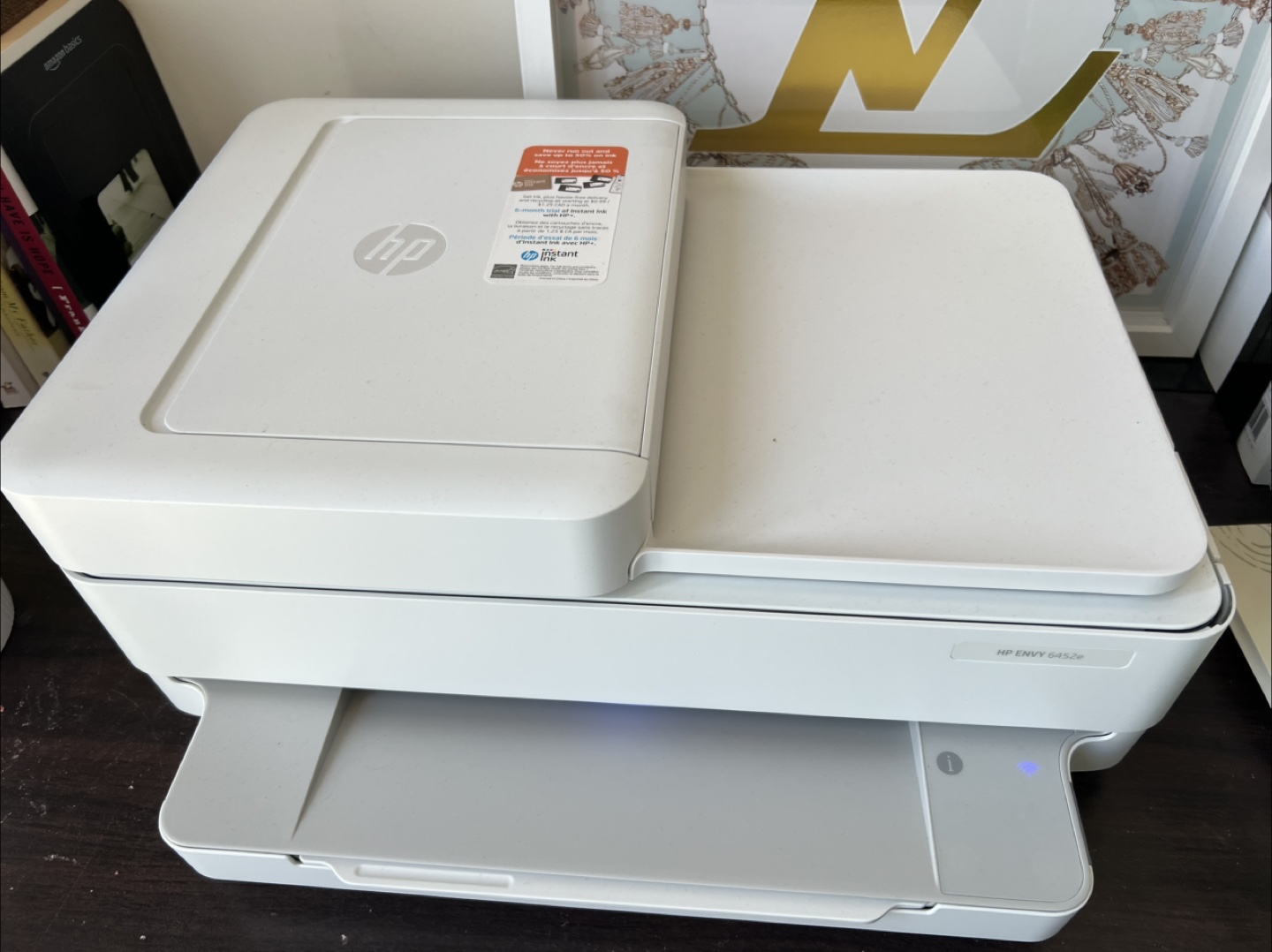 HP Envy 6452e Printer for sale with two bulk A4 papers