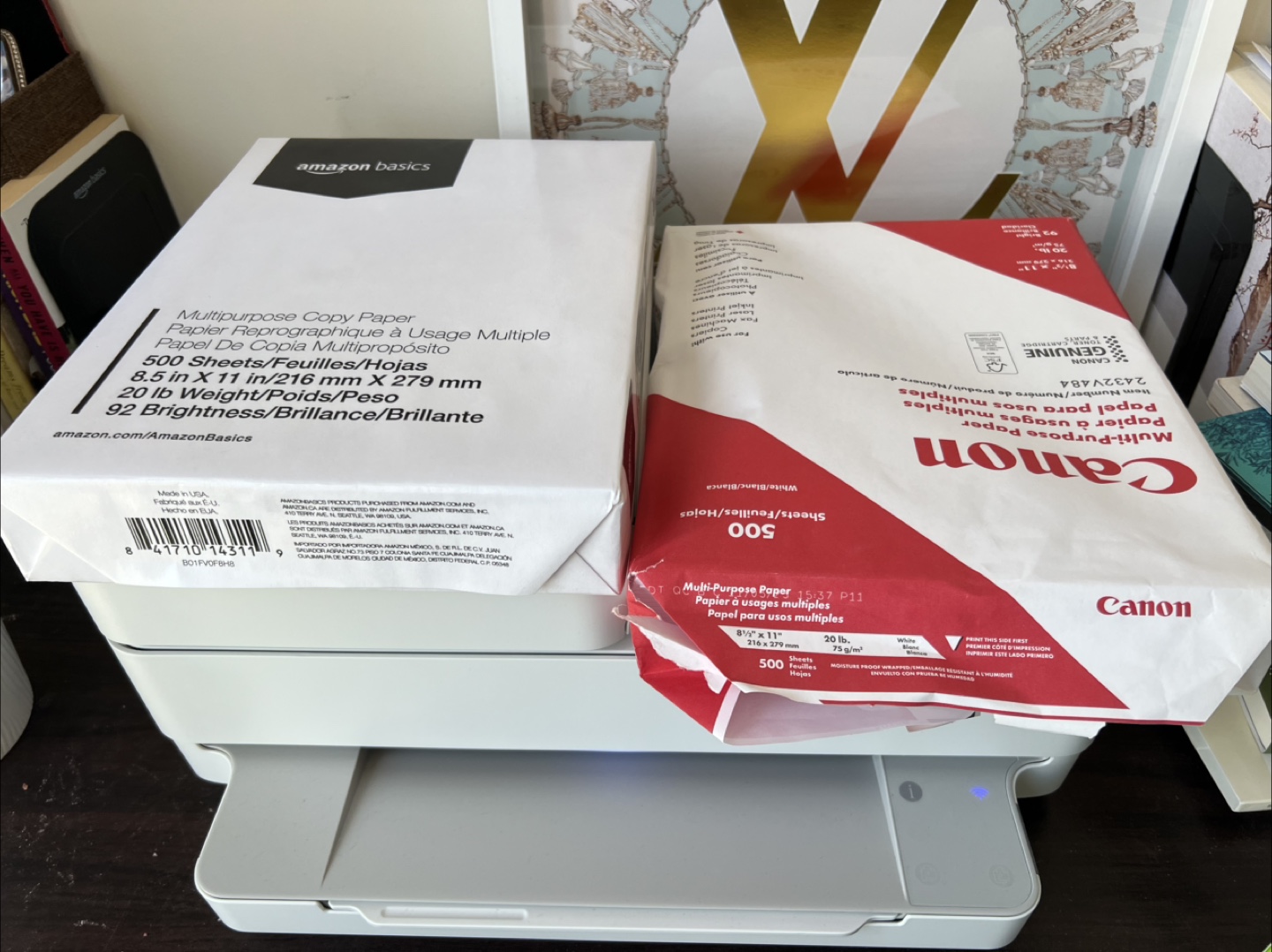 HP Envy 6452e Printer for sale with two bulk A4 papers - photo 3