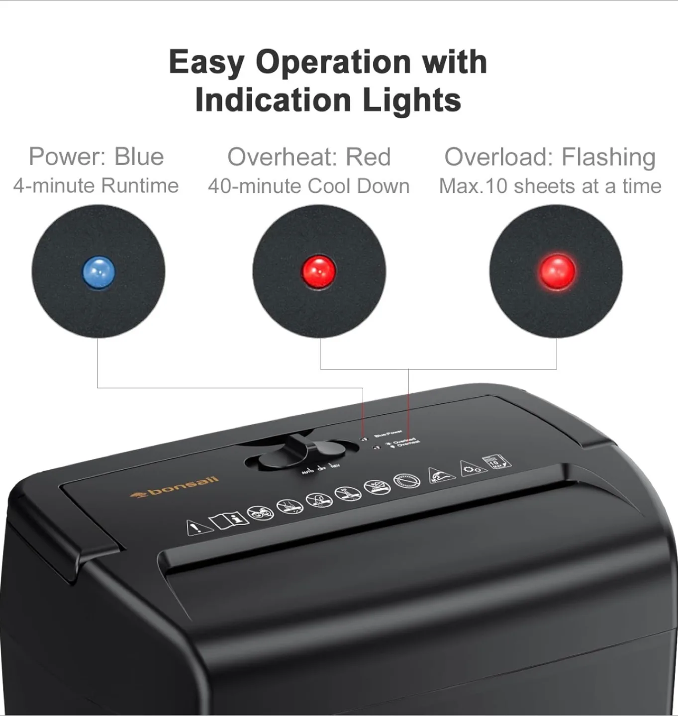 Paper shedder image indicator(8)