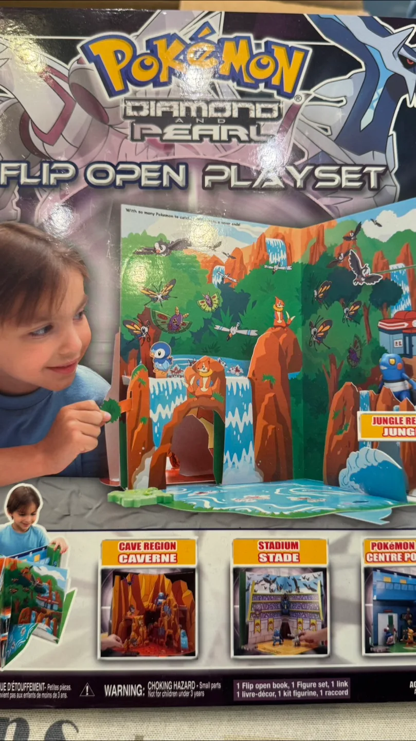 Pokémon Diamond & Pearl Flip Open Playset thumbnail