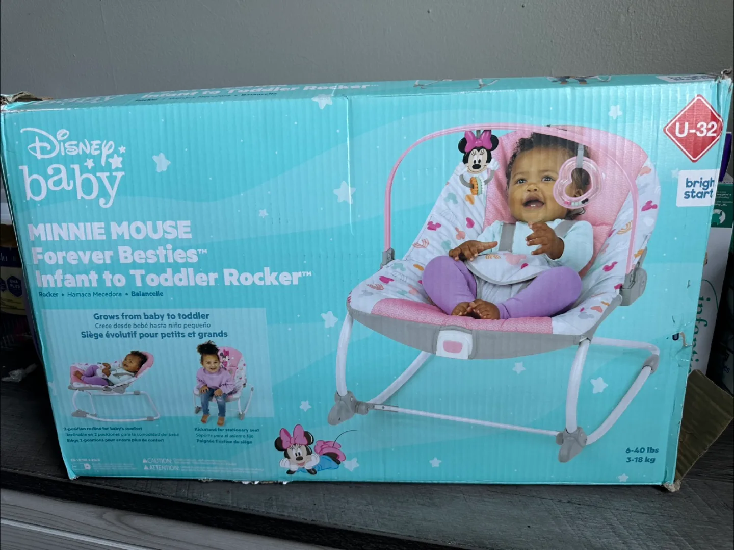 Minnie Mouse Forever Infant to Toddler Rocker thumbnail