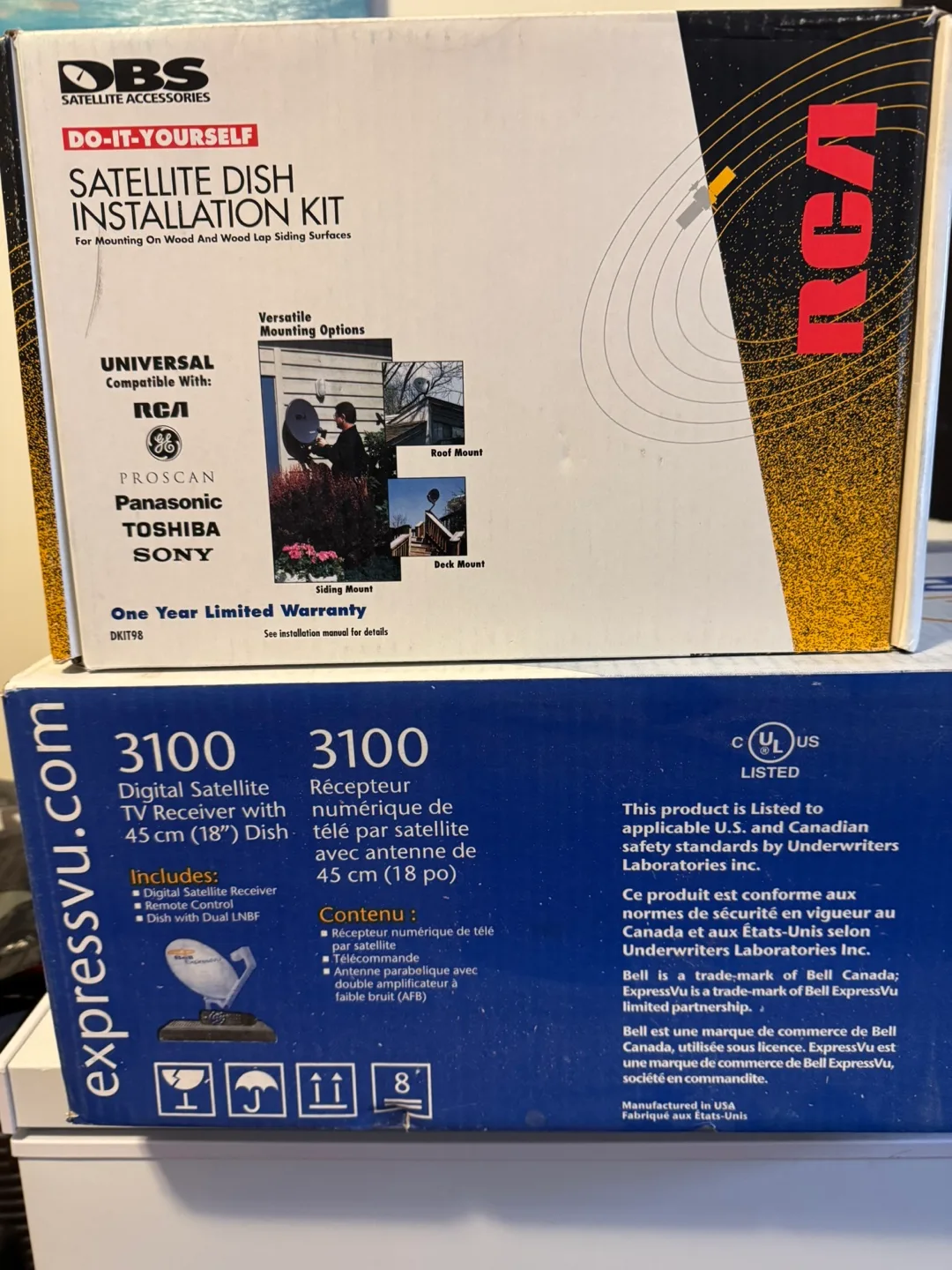 Satellite dish & installation kit thumbnail