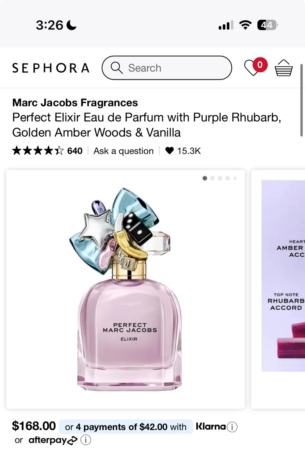 Marc Jacobs Perfect Elixir Eau de Parfum 50ml thumbnail