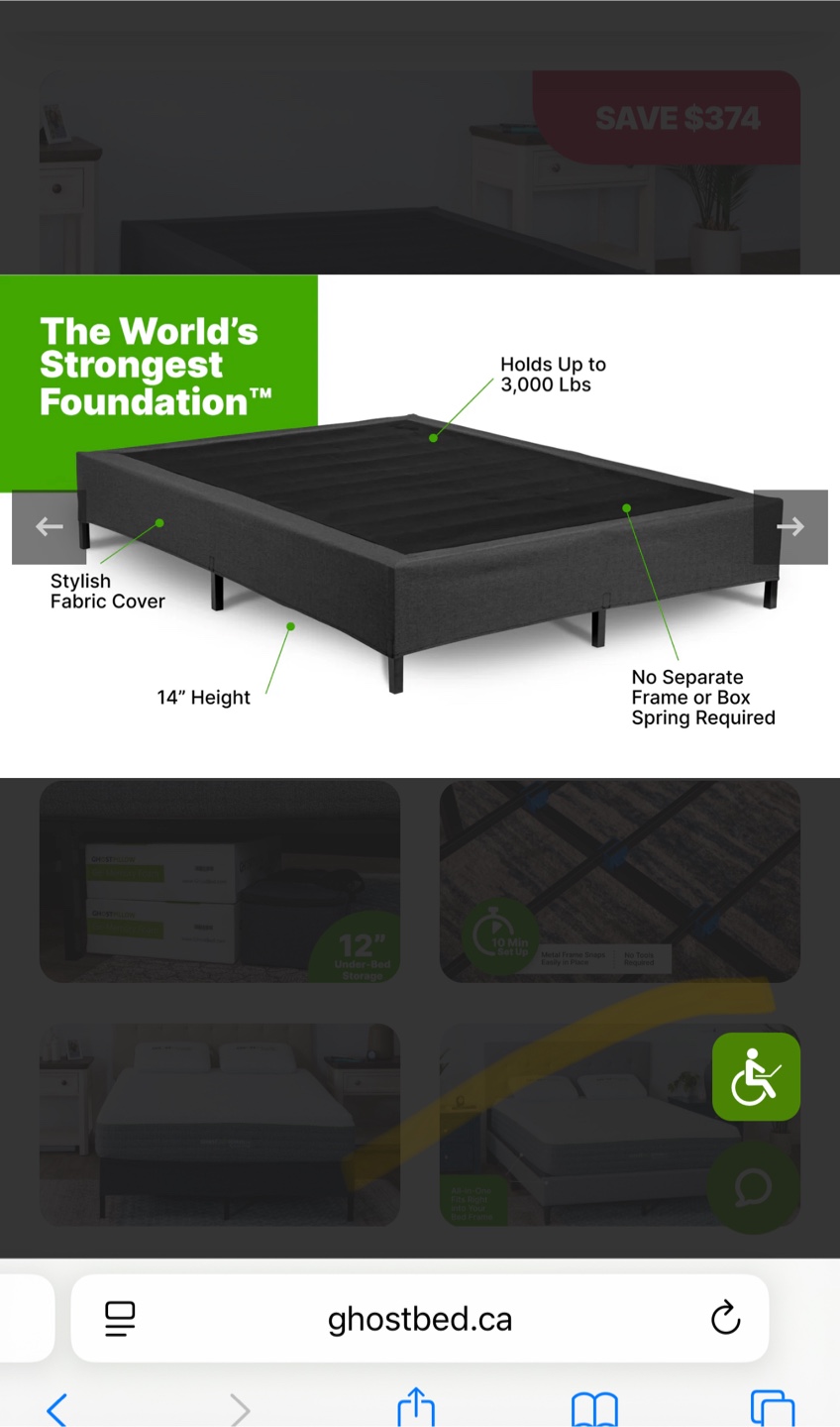 King Size Platform Base - photo 3