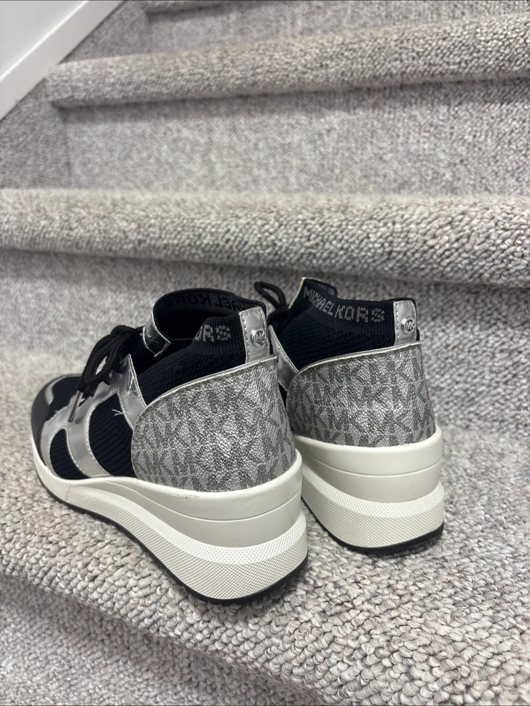 Michael Kors Sneakers - Black & Silver thumbnail