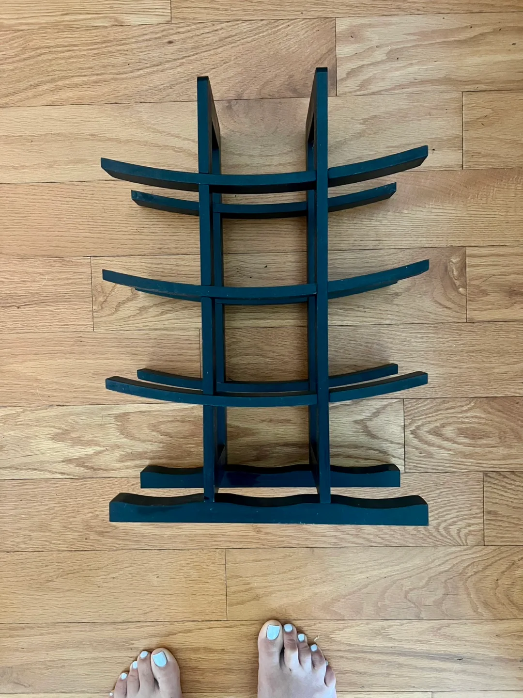 Black Wooden Wine Rack thumbnail