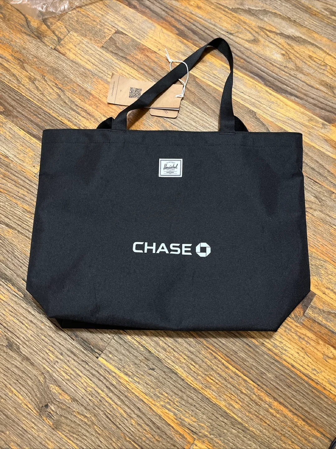 Herschel x Chase Black Tote Bag - New thumbnail