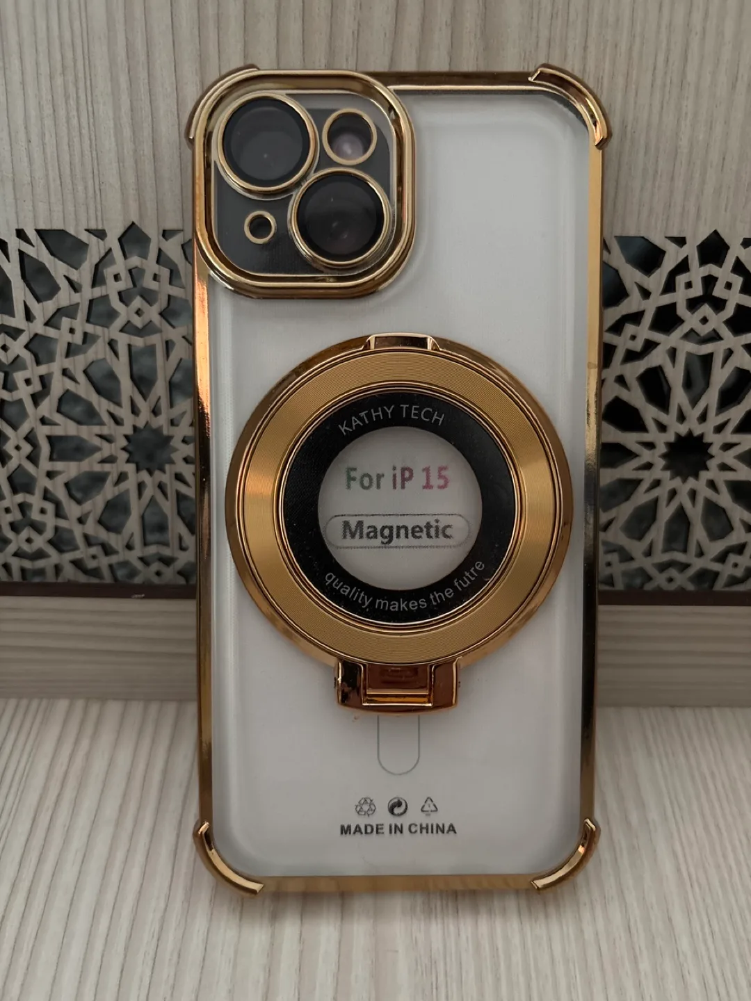 iPhone 15 Case - Gold thumbnail