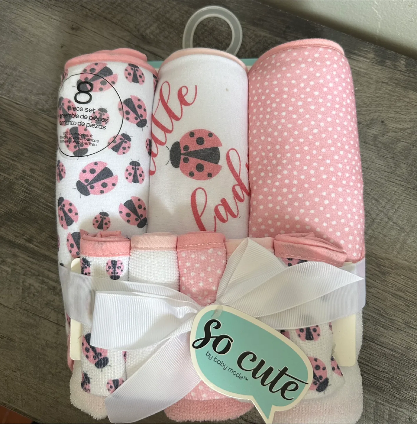 So Cute Baby Hooded Towel & Washcloth Set - New thumbnail