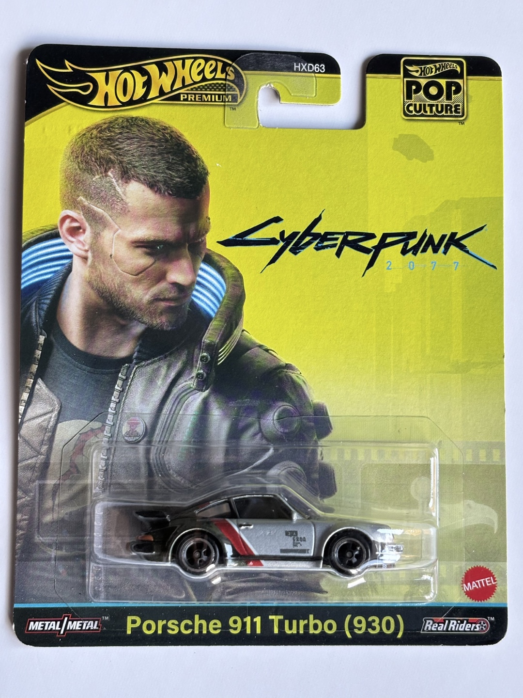 Hot Wheels Premium Cyberpunk Porsche 911 Turbo (930)
