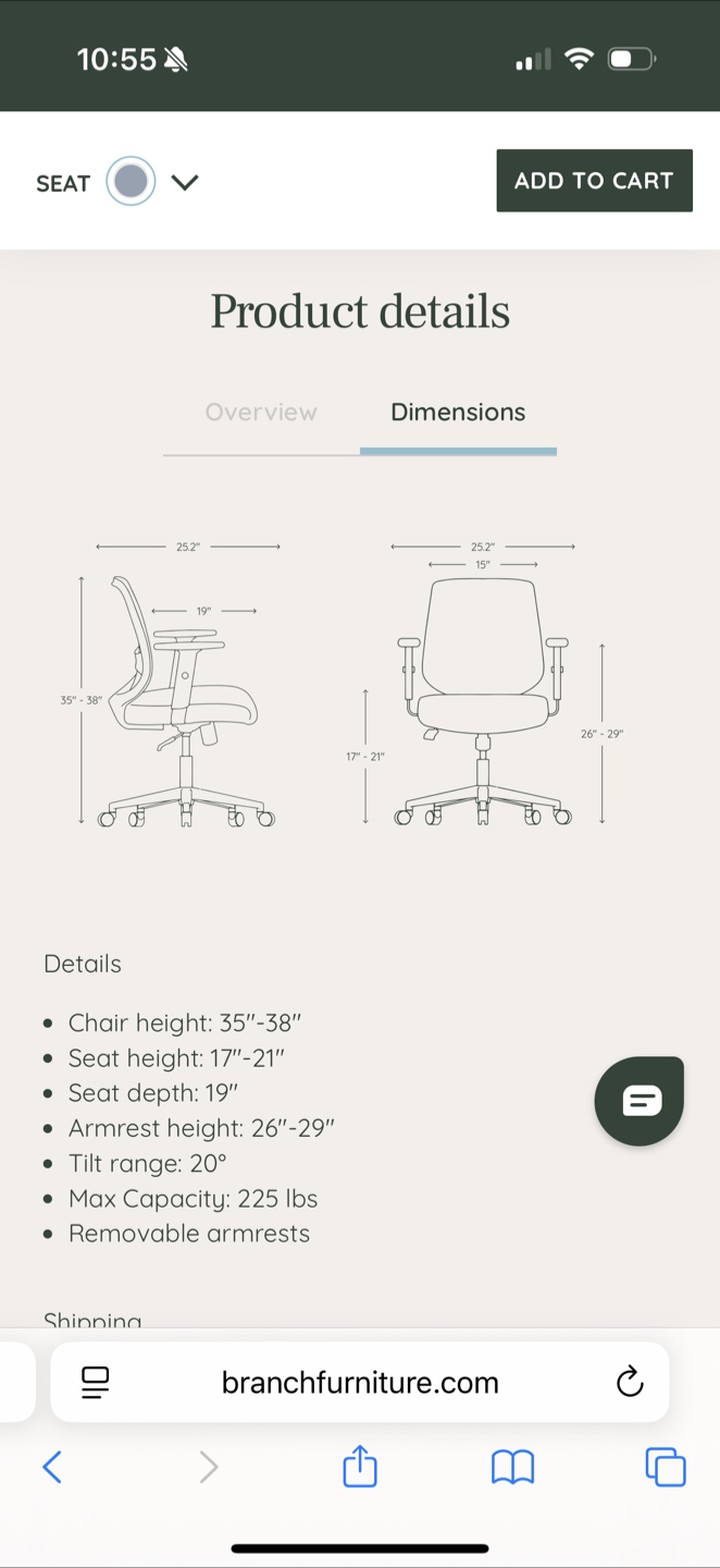 Branch Furniture Daily Office Chair - photo 3