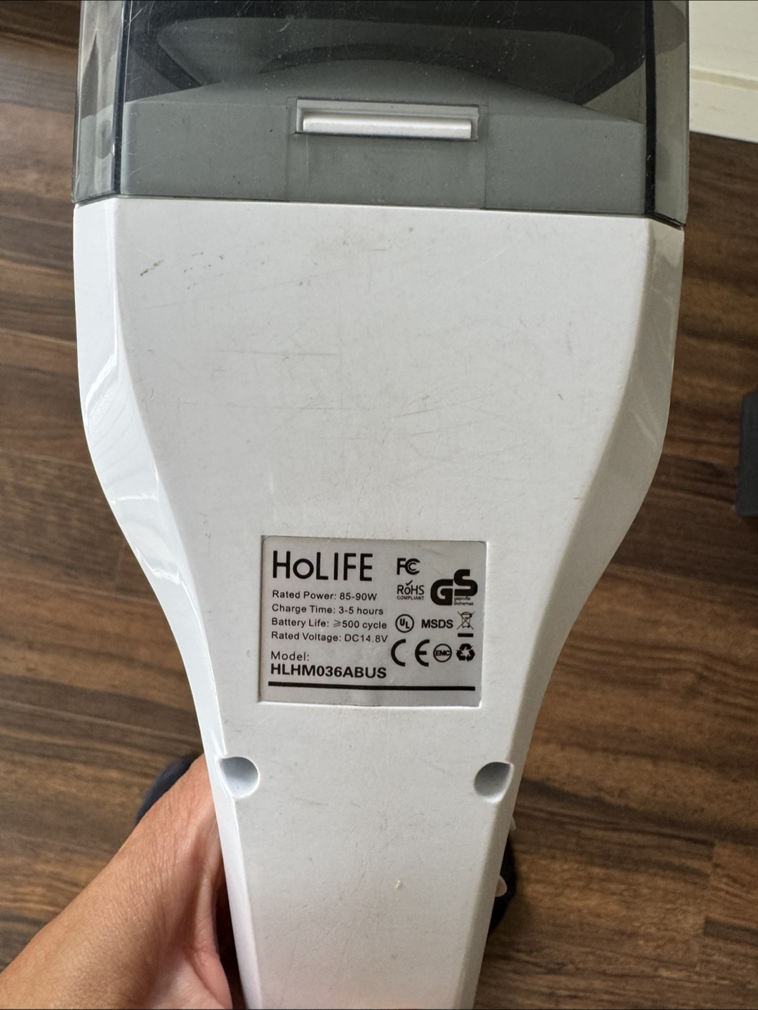 HoLife Handheld Vacuum - Model HLHM036ABUS - photo 2