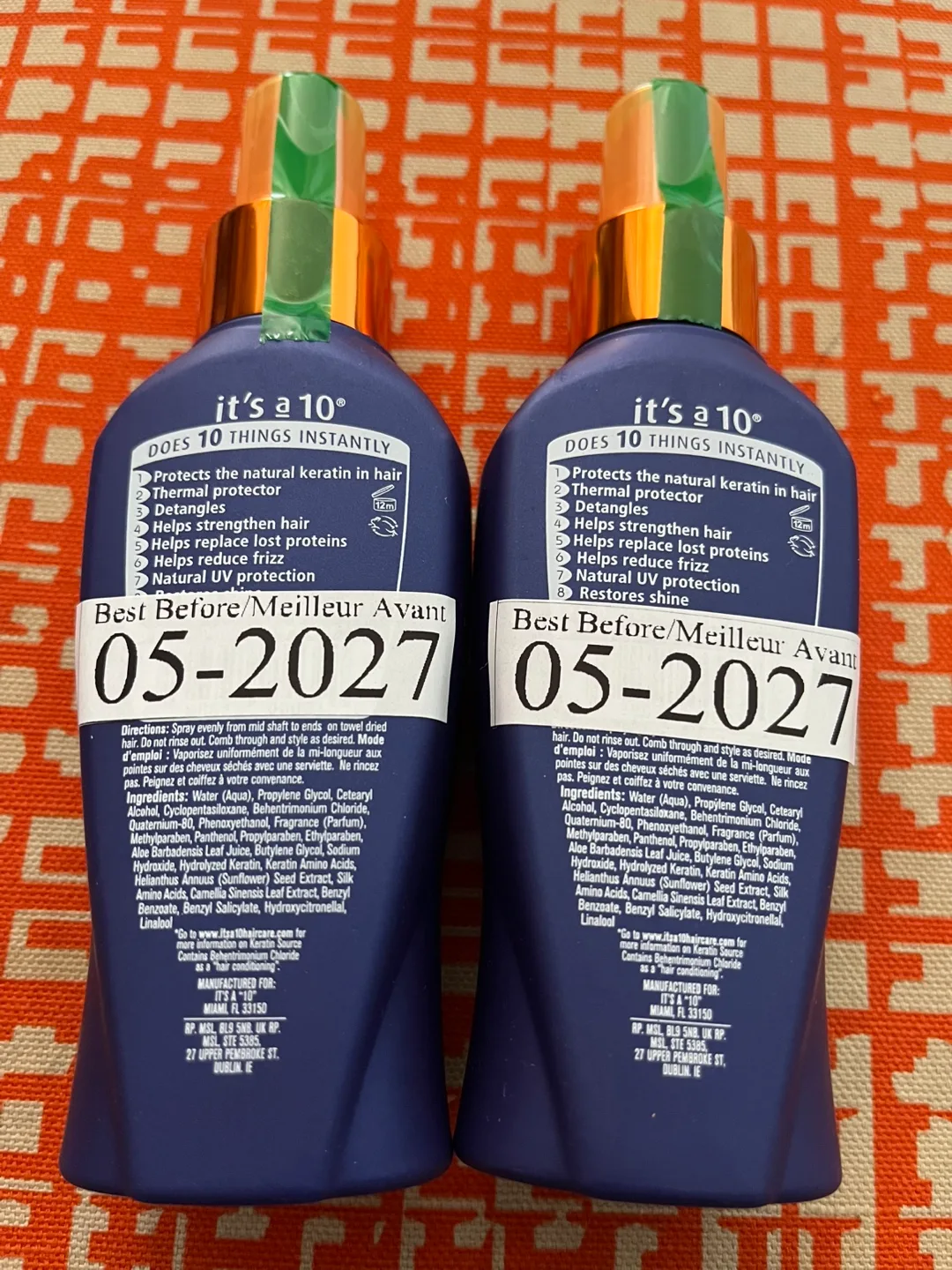 It's a 10 Miracle Leave-In Plus Keratin, 120ml image indicator(2)