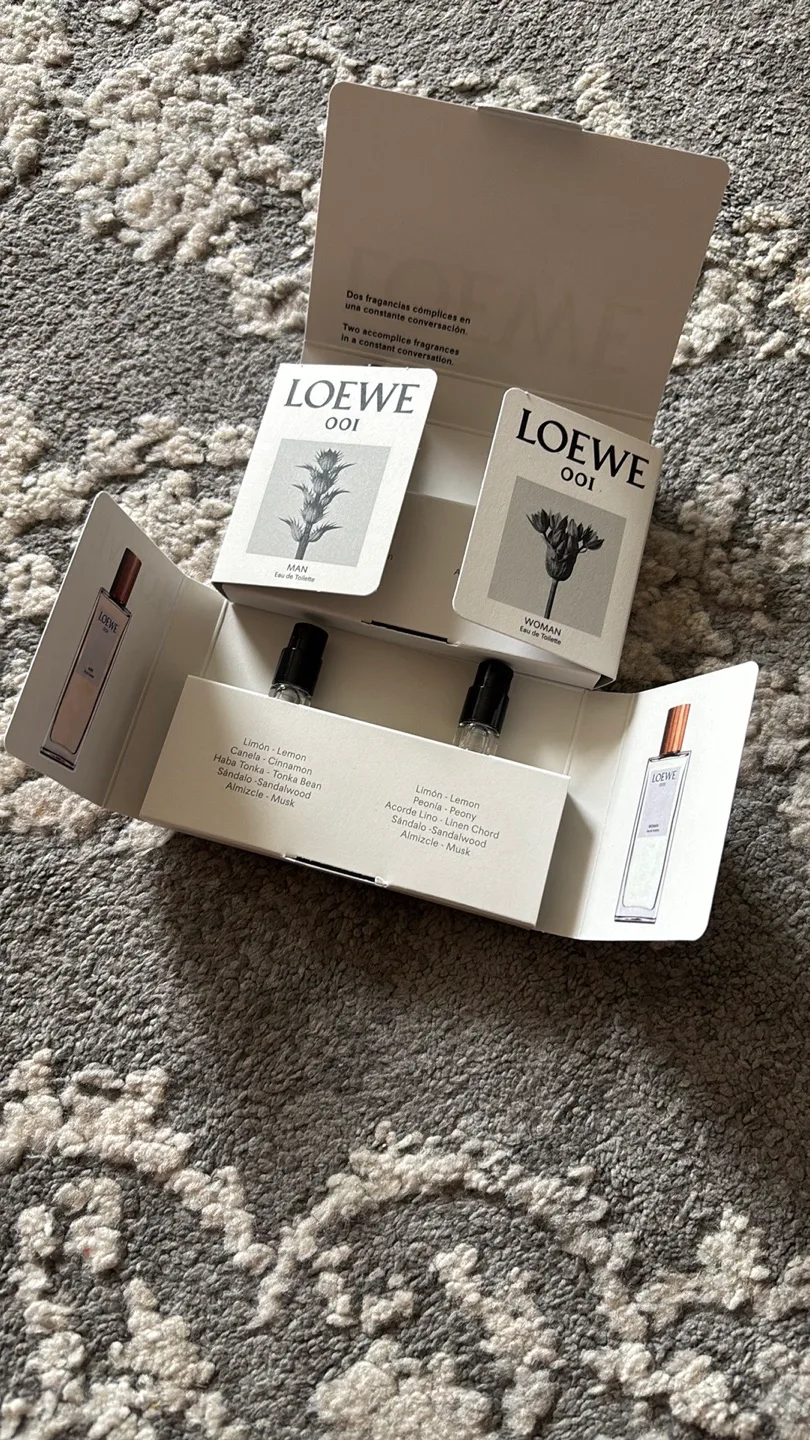 Loewe 001 Man & Woman Perfume Samples thumbnail