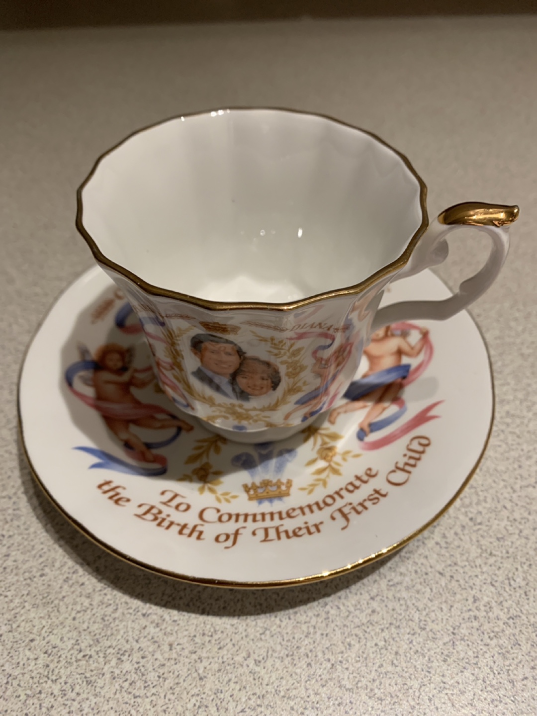 Royal Commemorative Teacup & Saucer