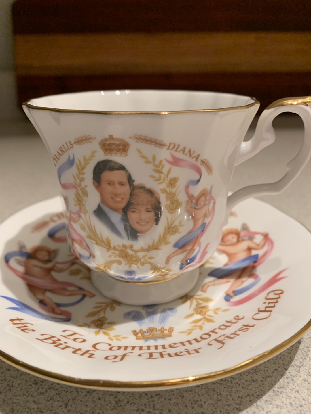 Royal Commemorative Teacup & Saucer - photo 2
