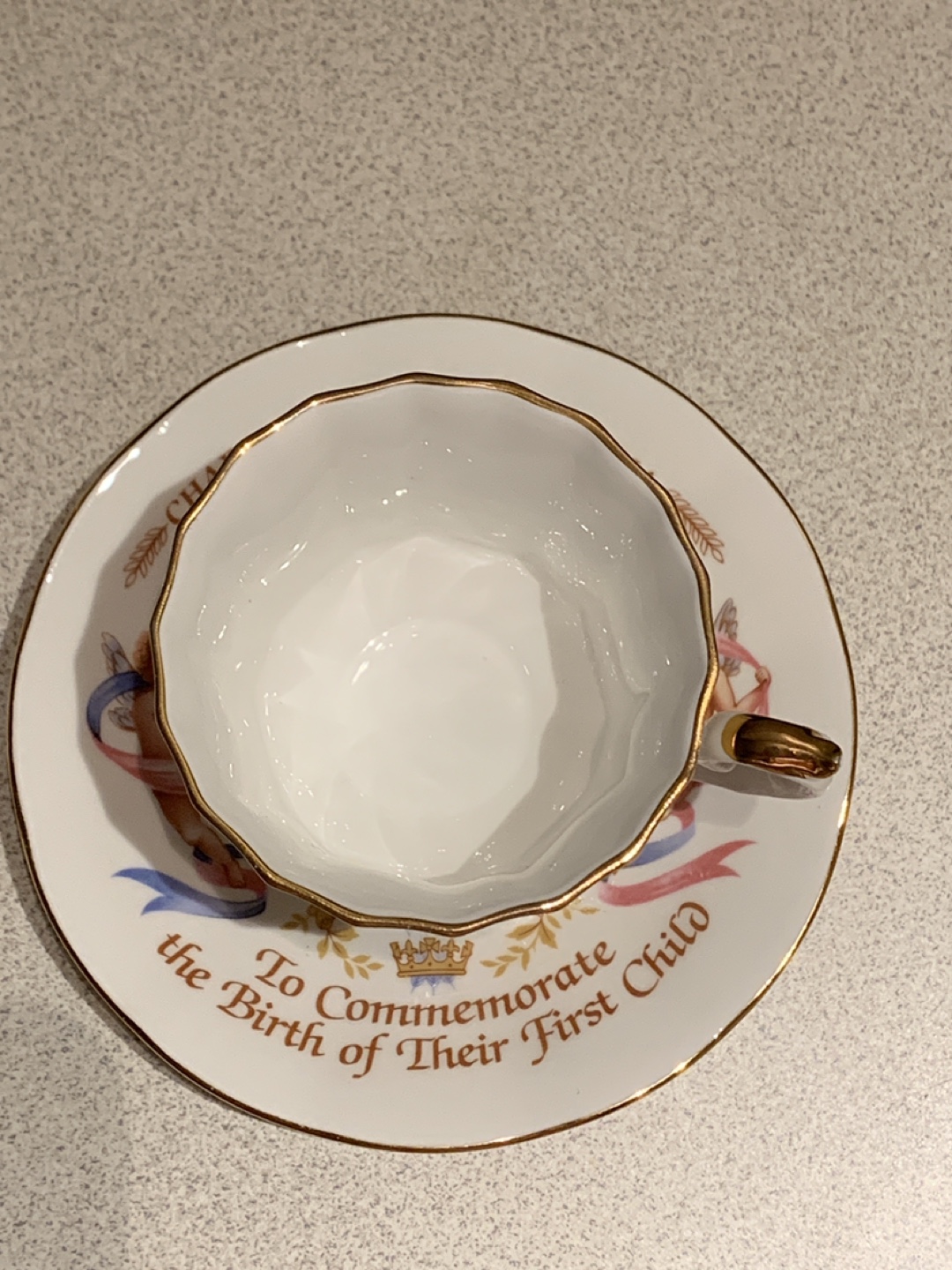 Royal Commemorative Teacup & Saucer - photo 3